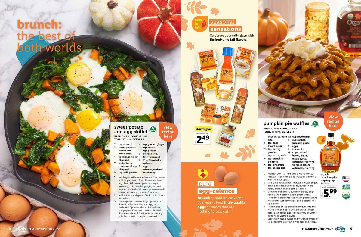 LIDL Thanksgiving Weekly Ad from October 12