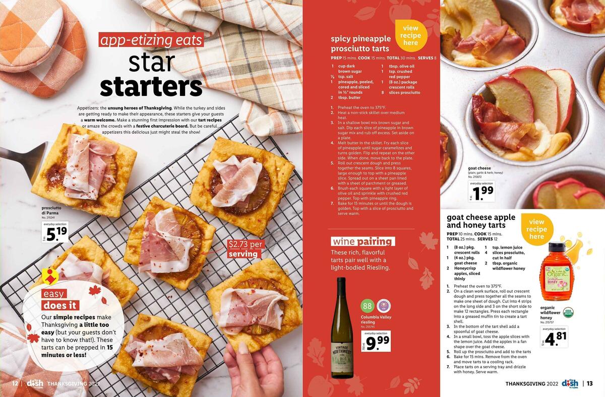 LIDL Thanksgiving Weekly Ad from October 12