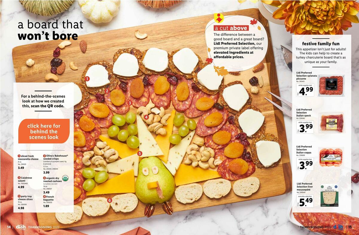 LIDL Thanksgiving Weekly Ad from October 12