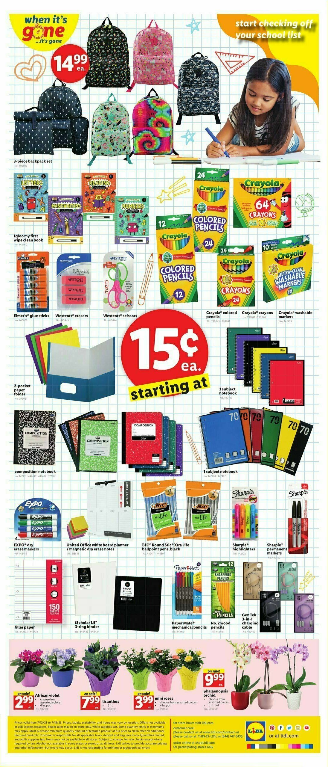 LIDL Weekly Ad from July 19
