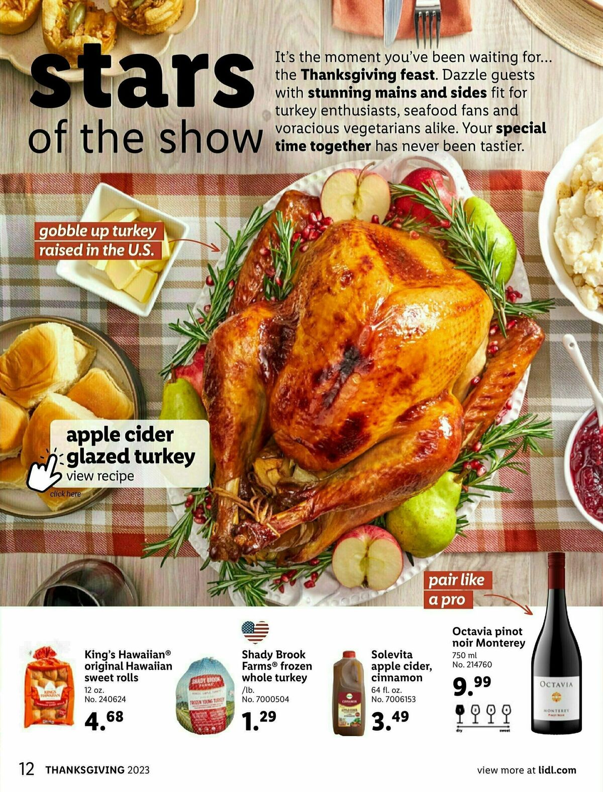 LIDL Thanksgiving Weekly Ad from November 1