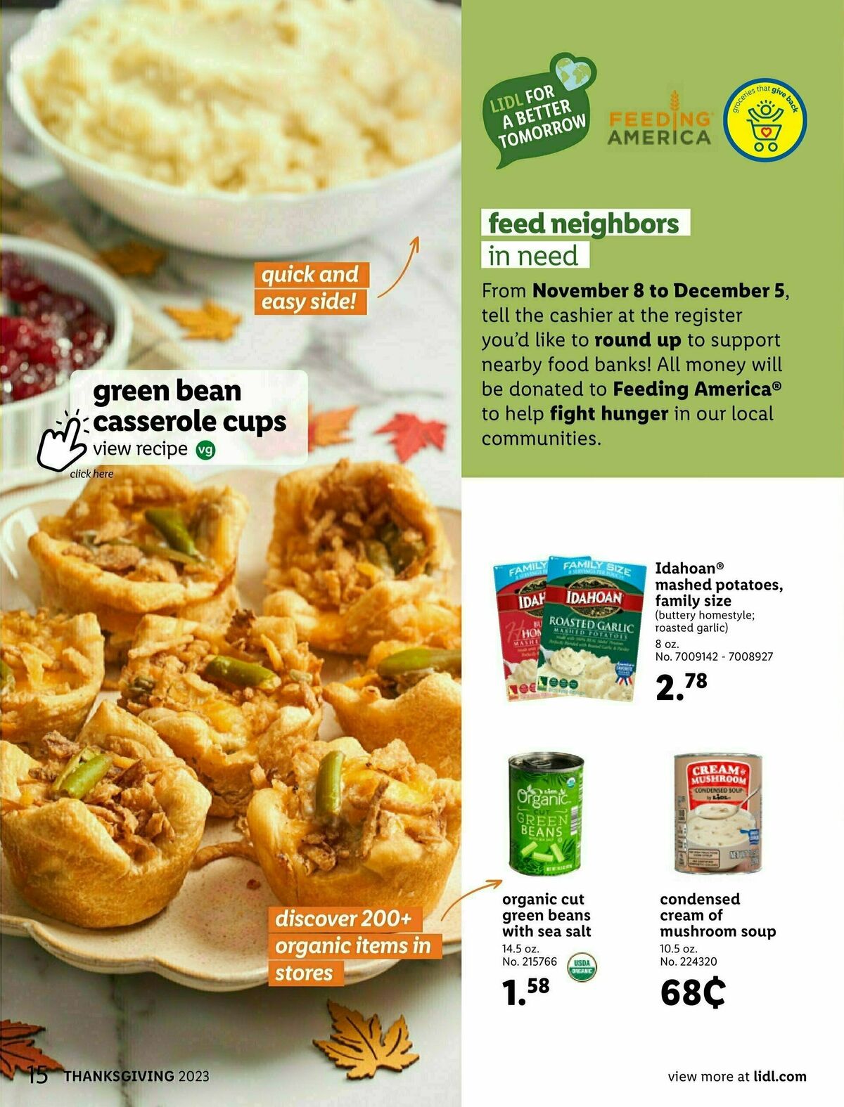 LIDL Thanksgiving Weekly Ad from November 1