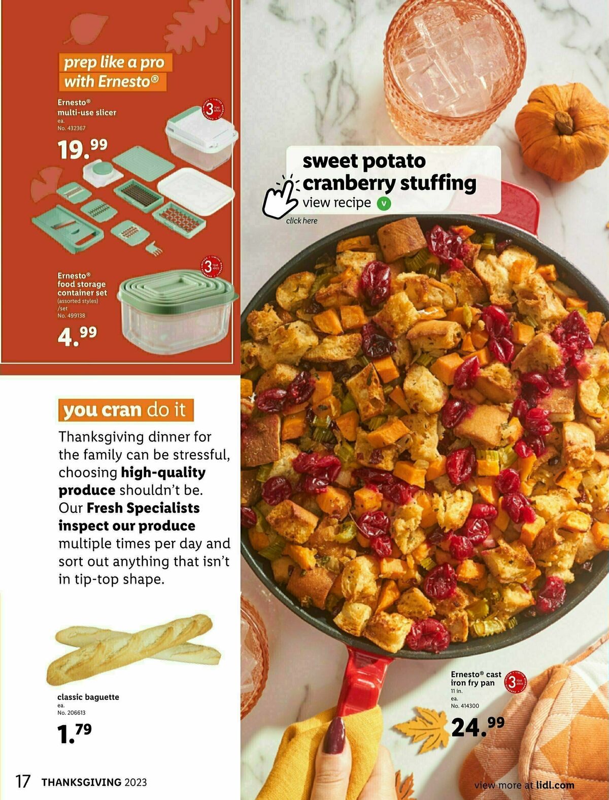 LIDL Thanksgiving Weekly Ad from November 1