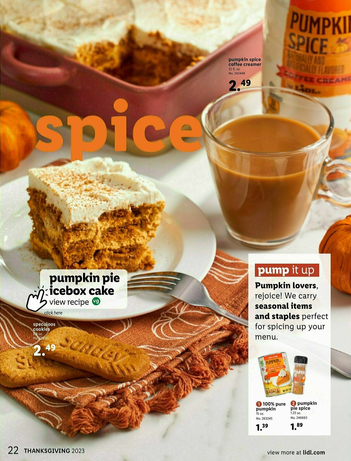 LIDL Thanksgiving Weekly Ad from November 1