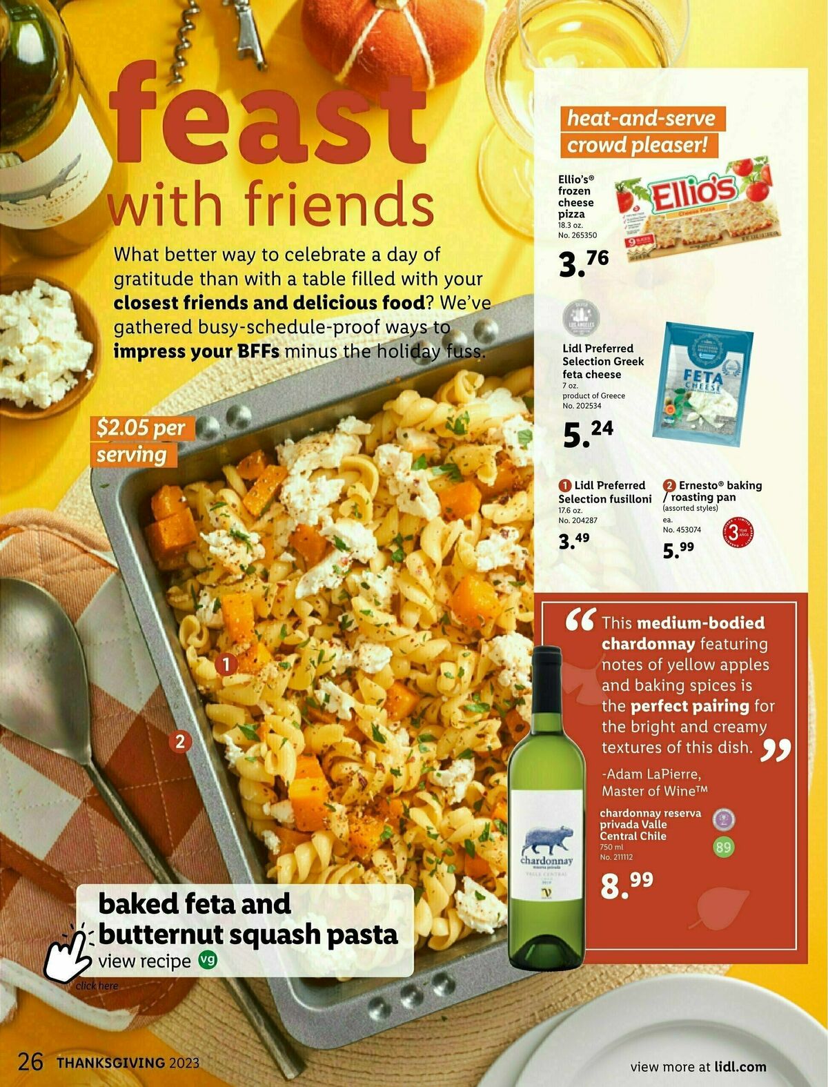 LIDL Thanksgiving Weekly Ad from November 1