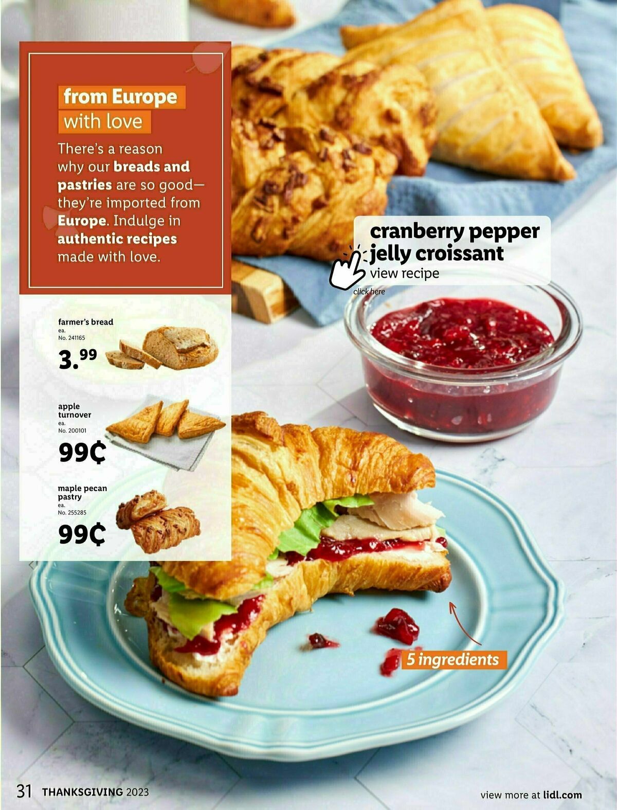 LIDL Thanksgiving Weekly Ad from November 1