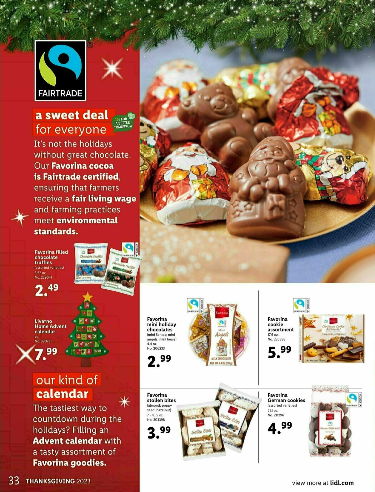 LIDL Thanksgiving Weekly Ad from November 1