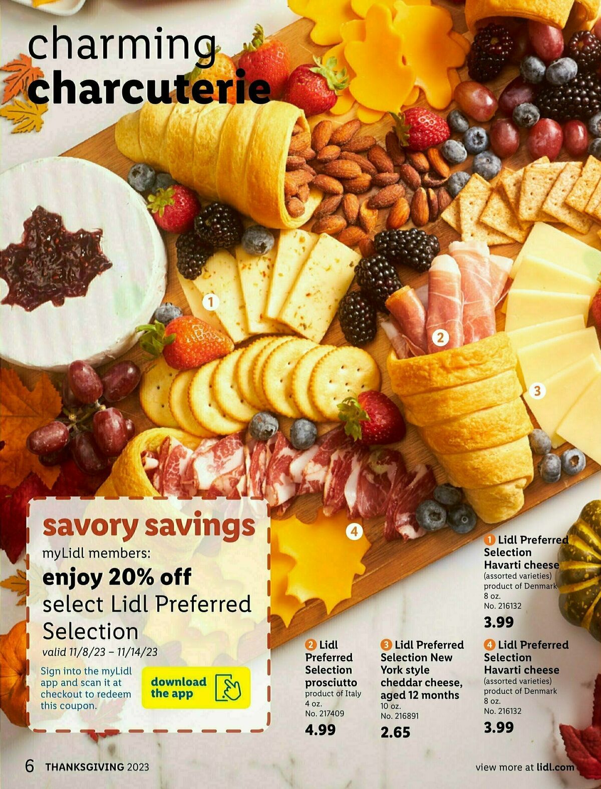 LIDL Thanksgiving Weekly Ad from November 1