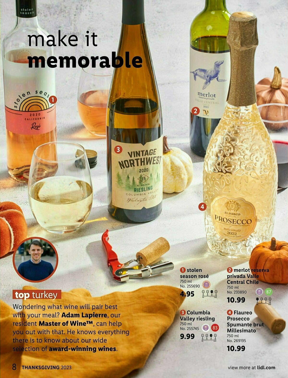 LIDL Thanksgiving Weekly Ad from November 1