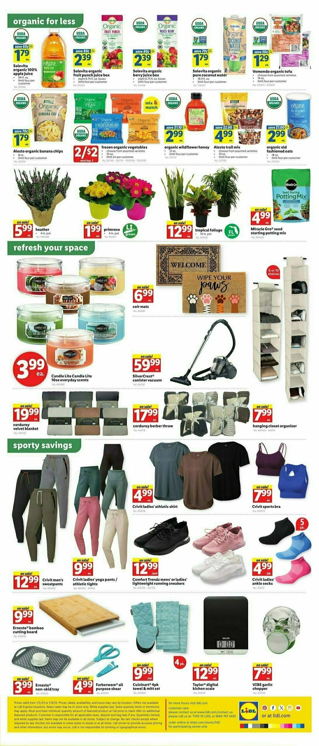 LIDL Weekly Ad from January 3