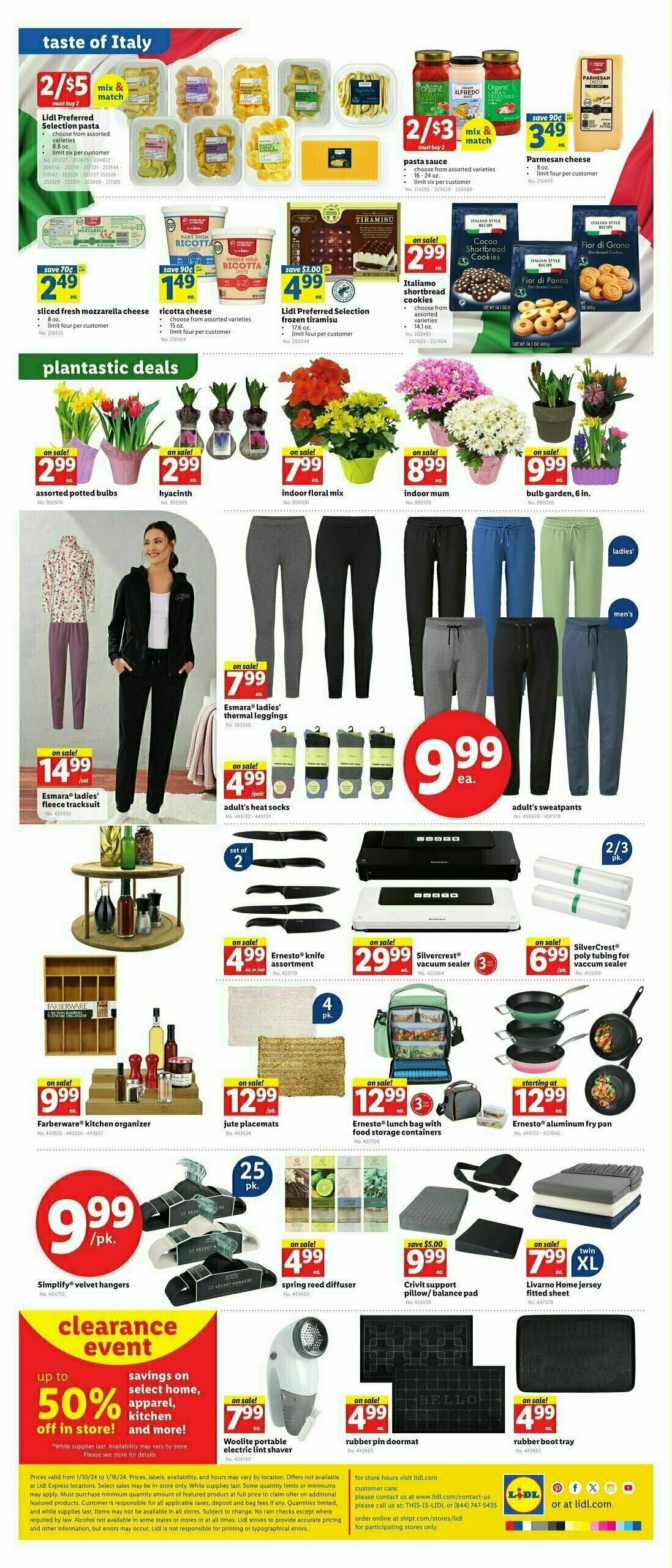 LIDL Weekly Ad from January 10