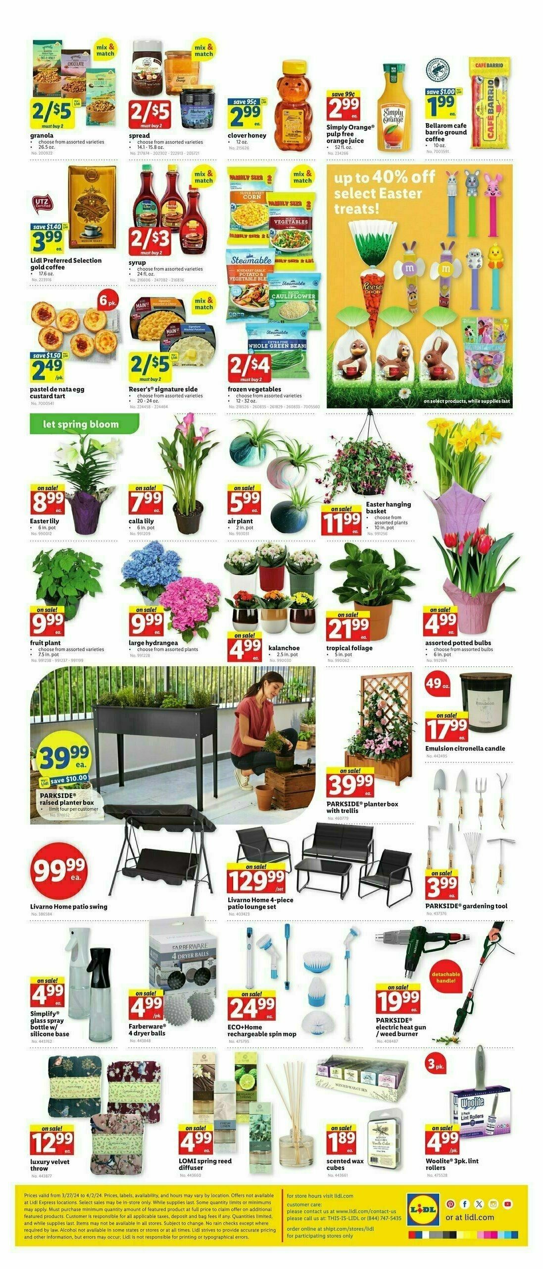 LIDL Weekly Ad from March 27