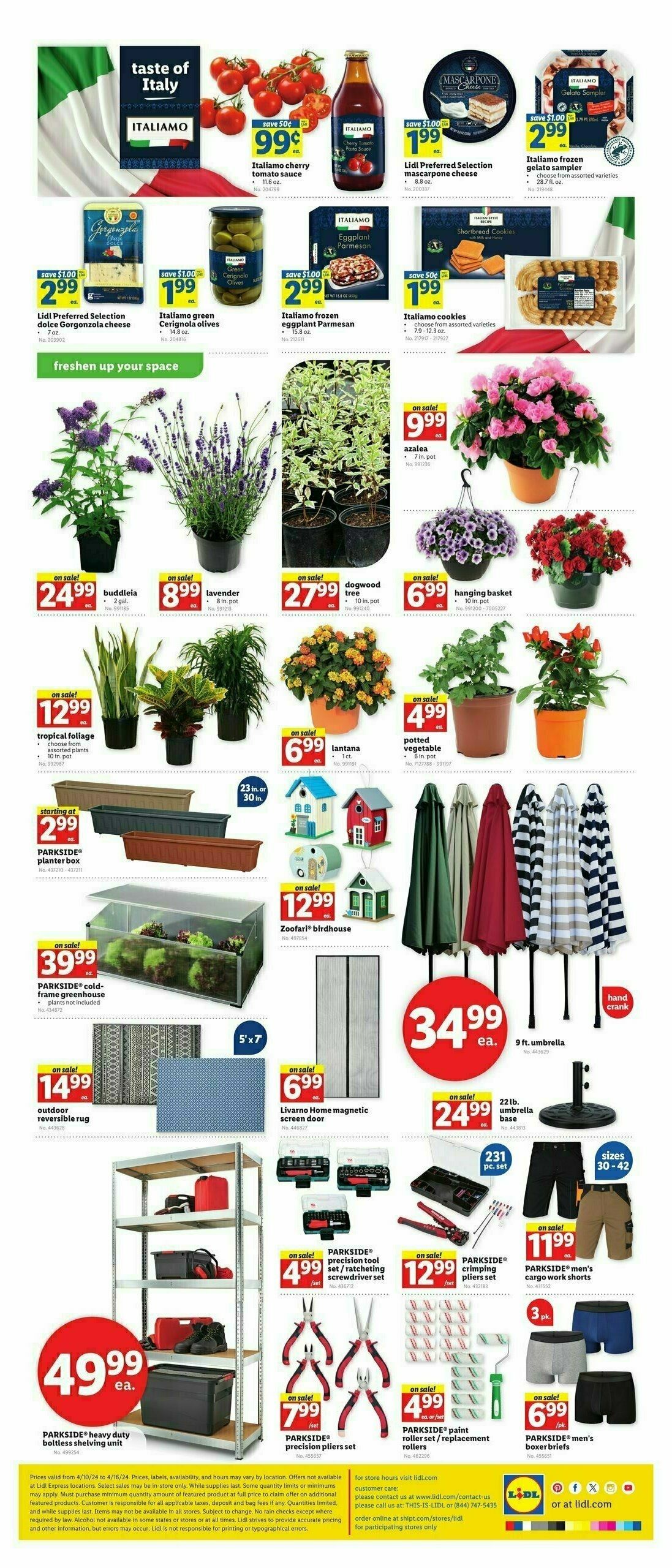 LIDL Weekly Ad from April 10