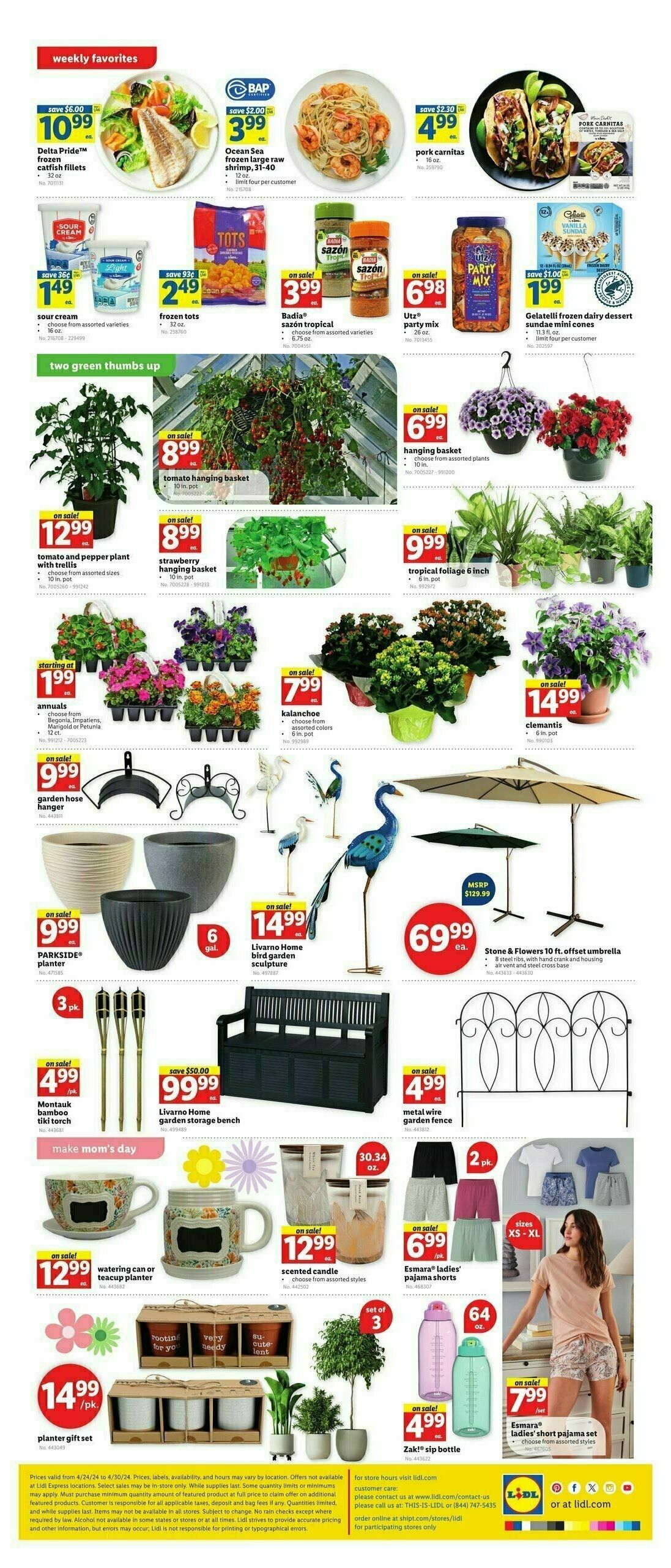 LIDL Weekly Ad from April 24