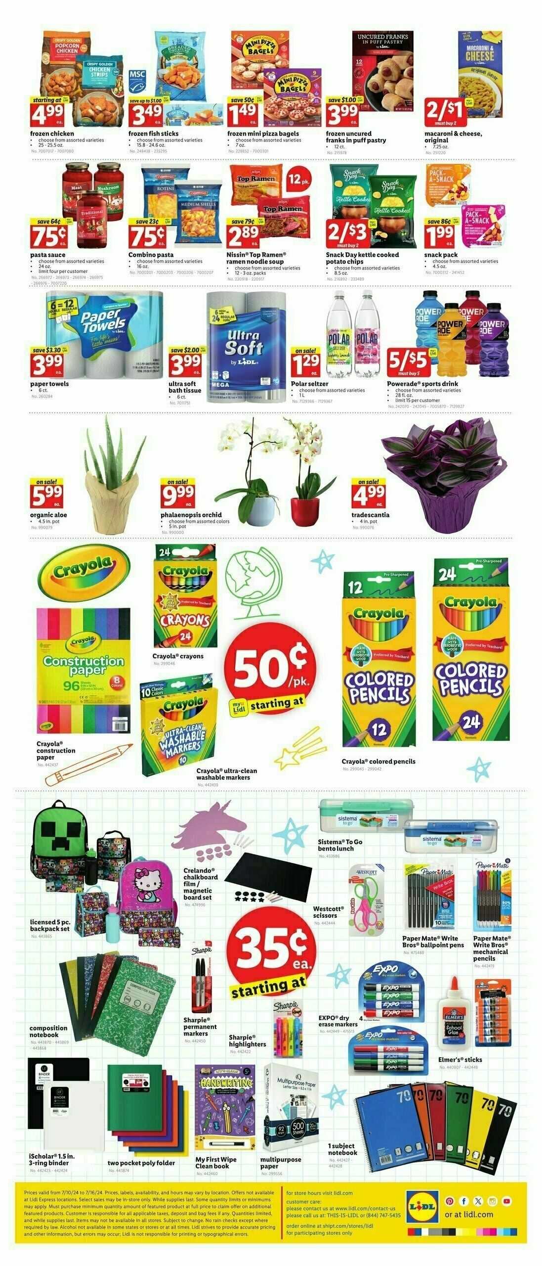 LIDL Weekly Ad from July 10