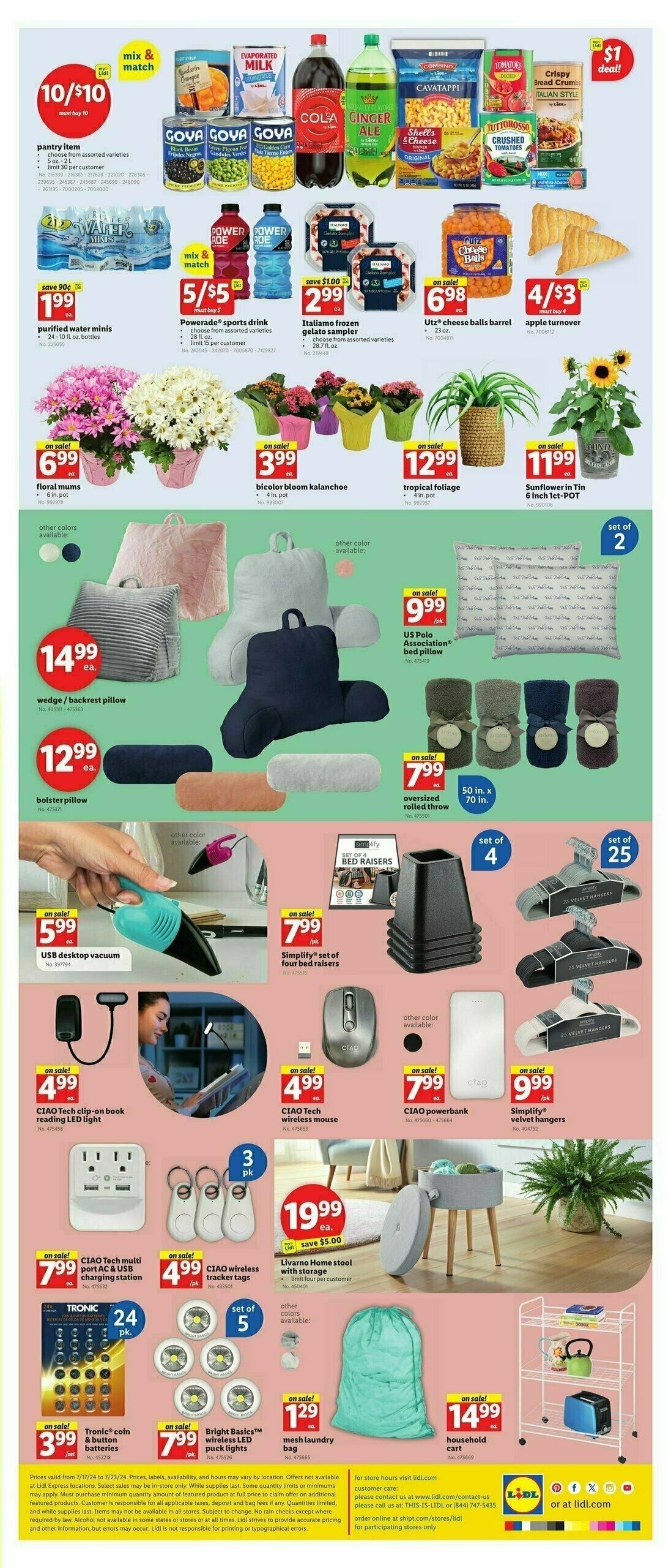 LIDL Weekly Ad from July 17