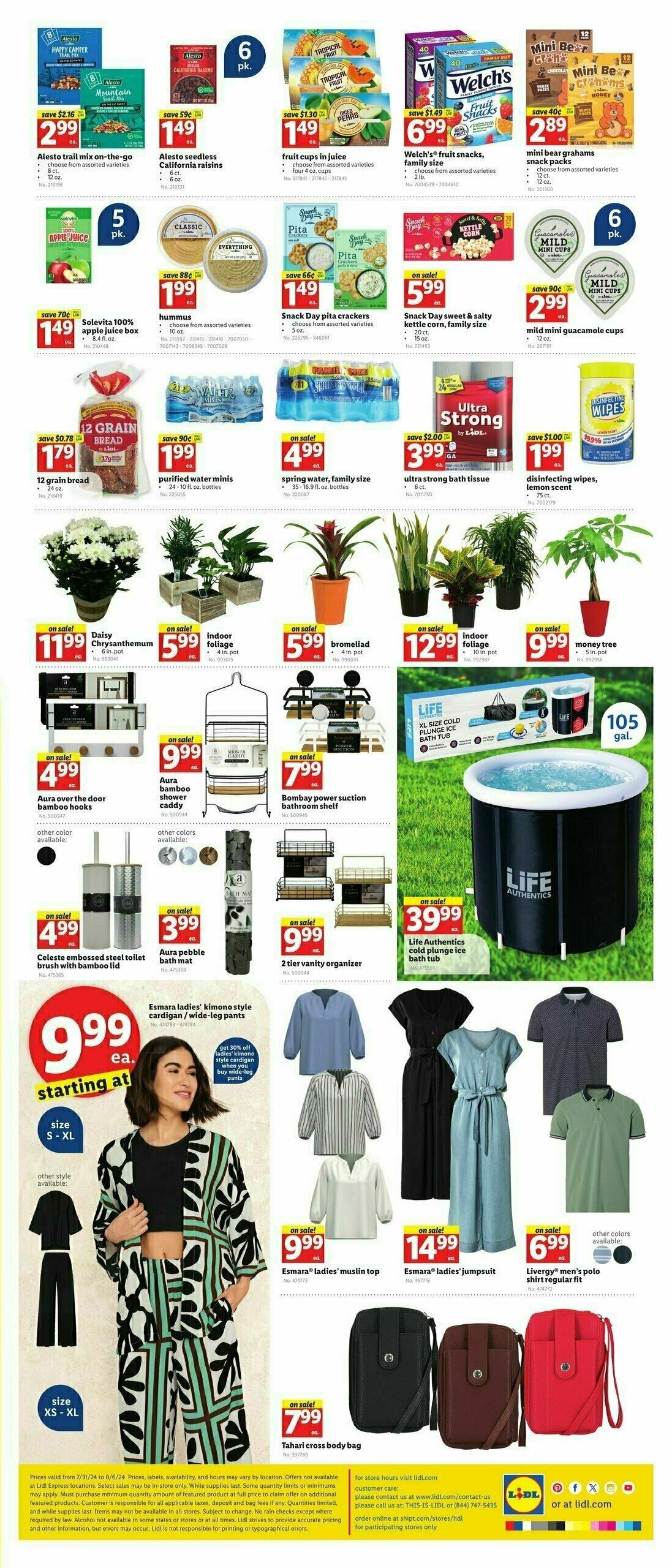 LIDL Weekly Ad from July 31