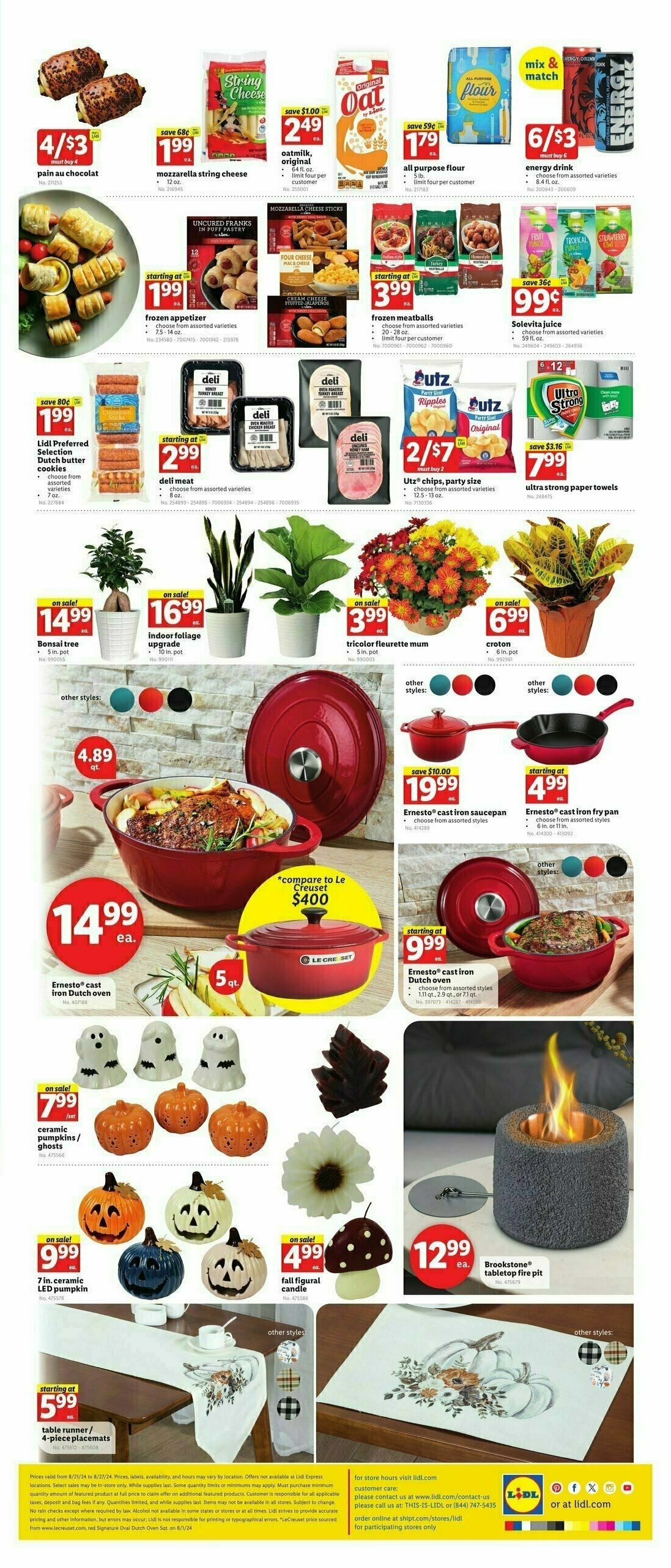 LIDL Weekly Ad from August 21