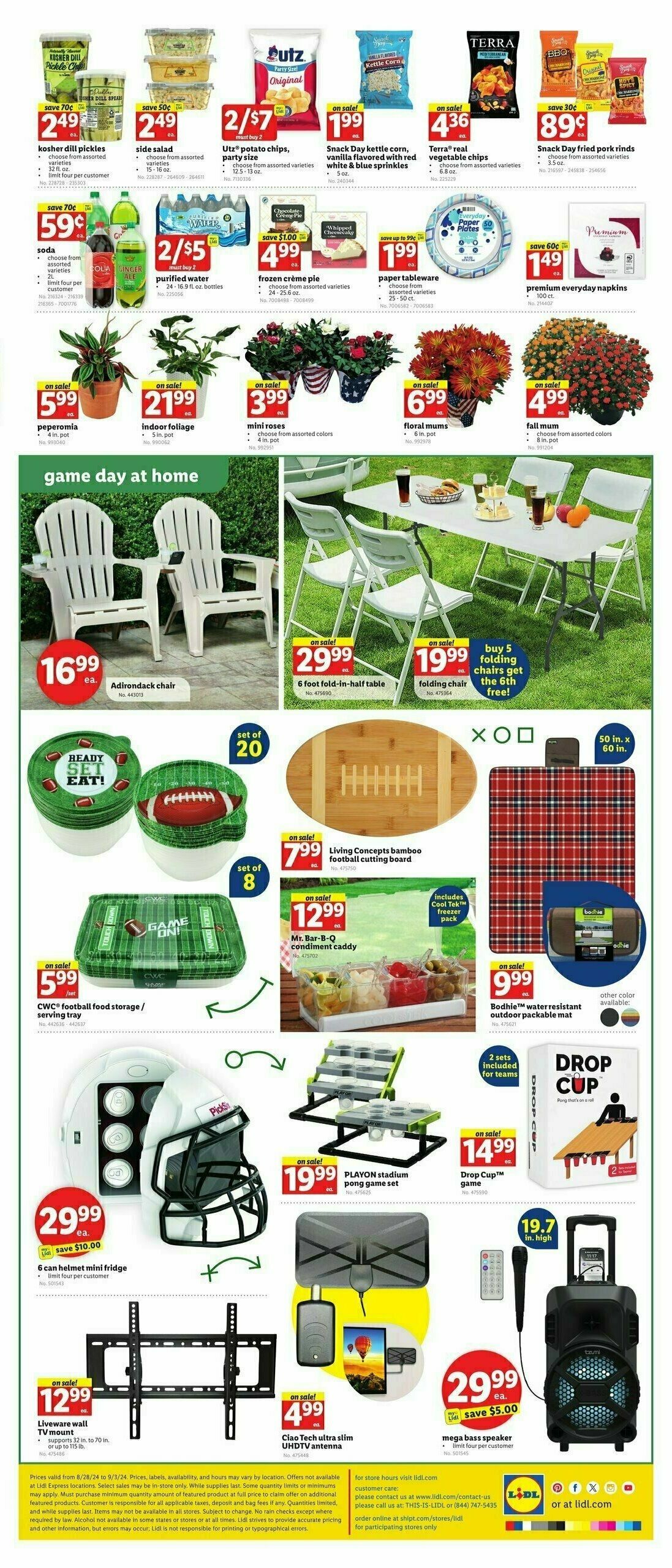 LIDL Weekly Ad from August 28