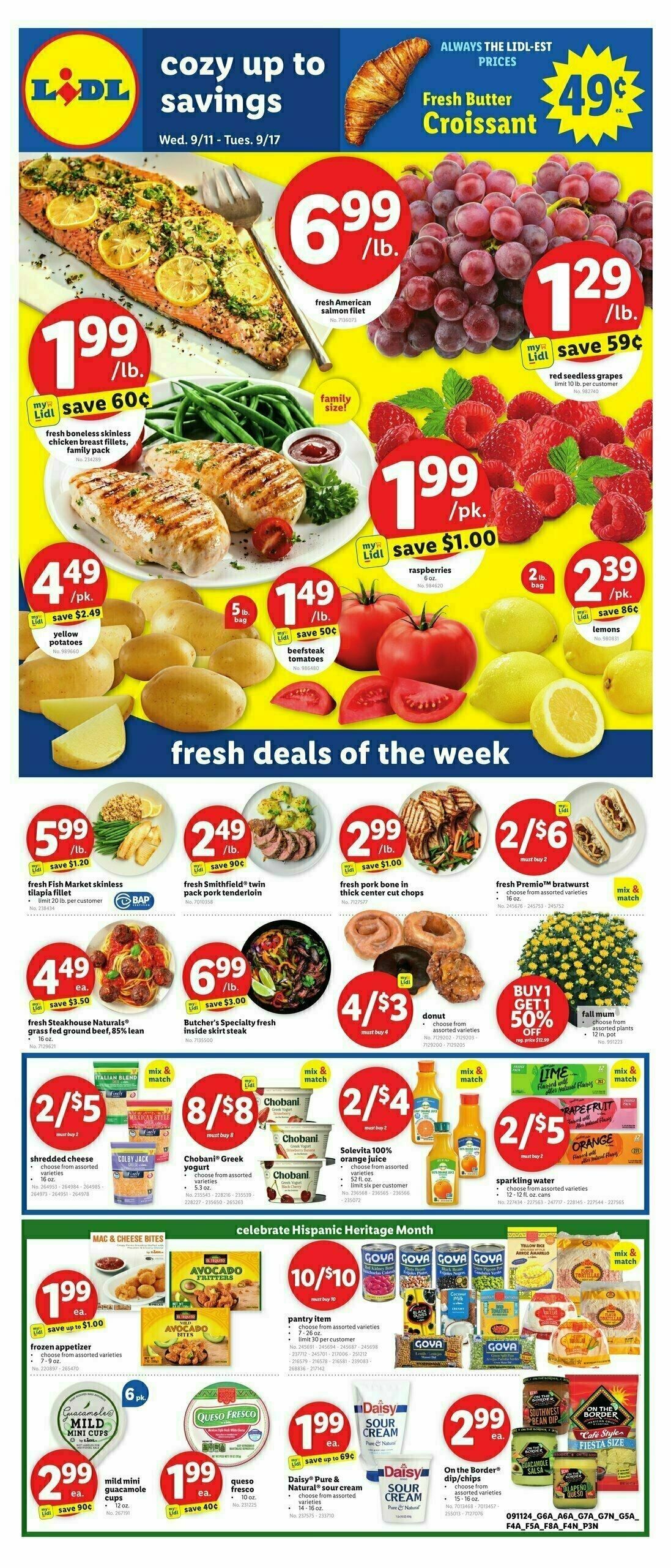 LIDL Weekly Ad from September 11