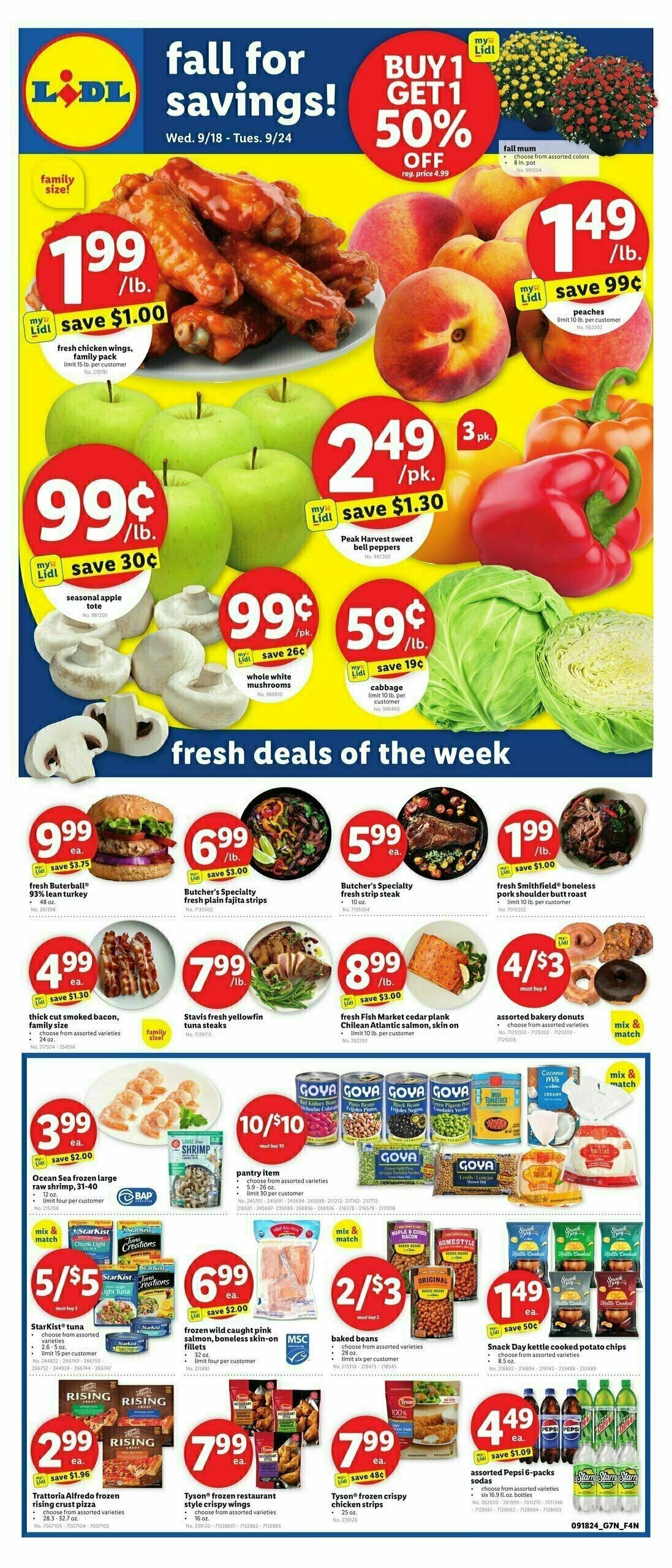 LIDL Weekly Ad from September 18