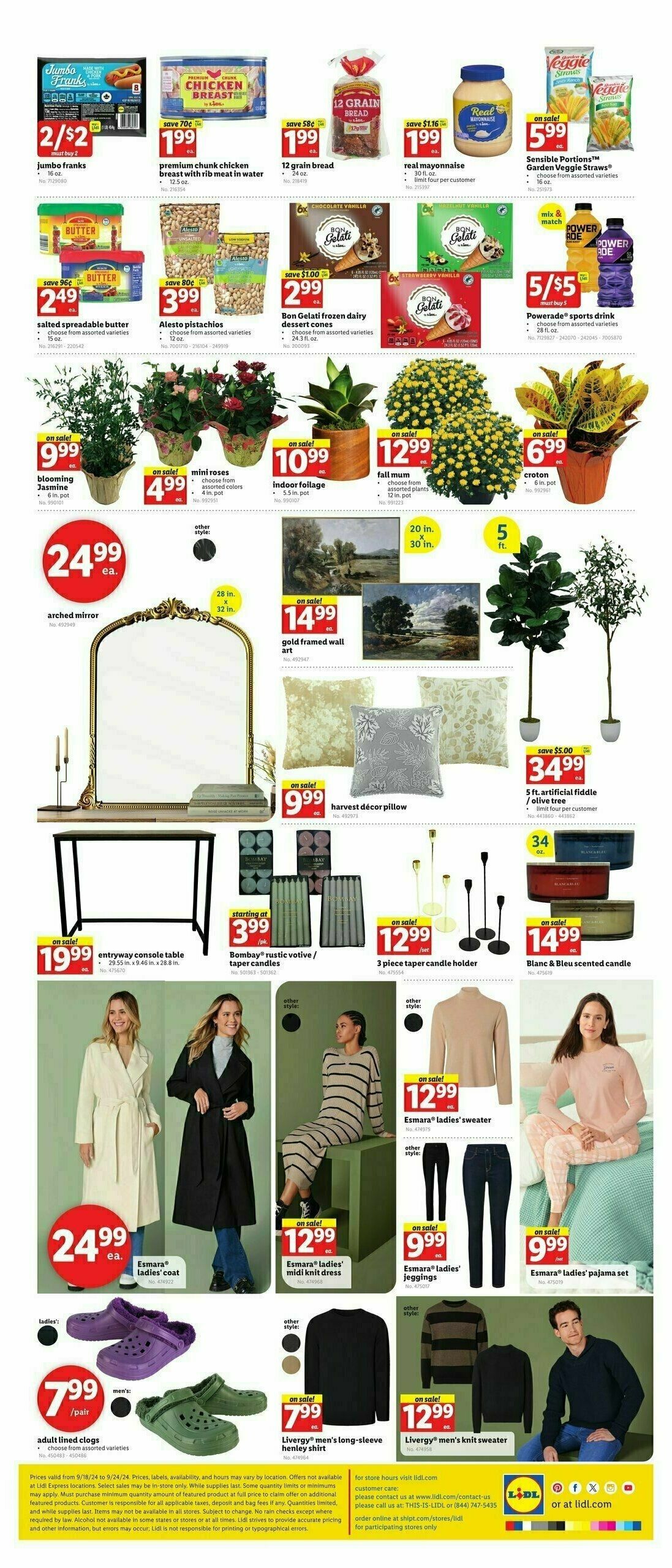 LIDL Weekly Ad from September 18