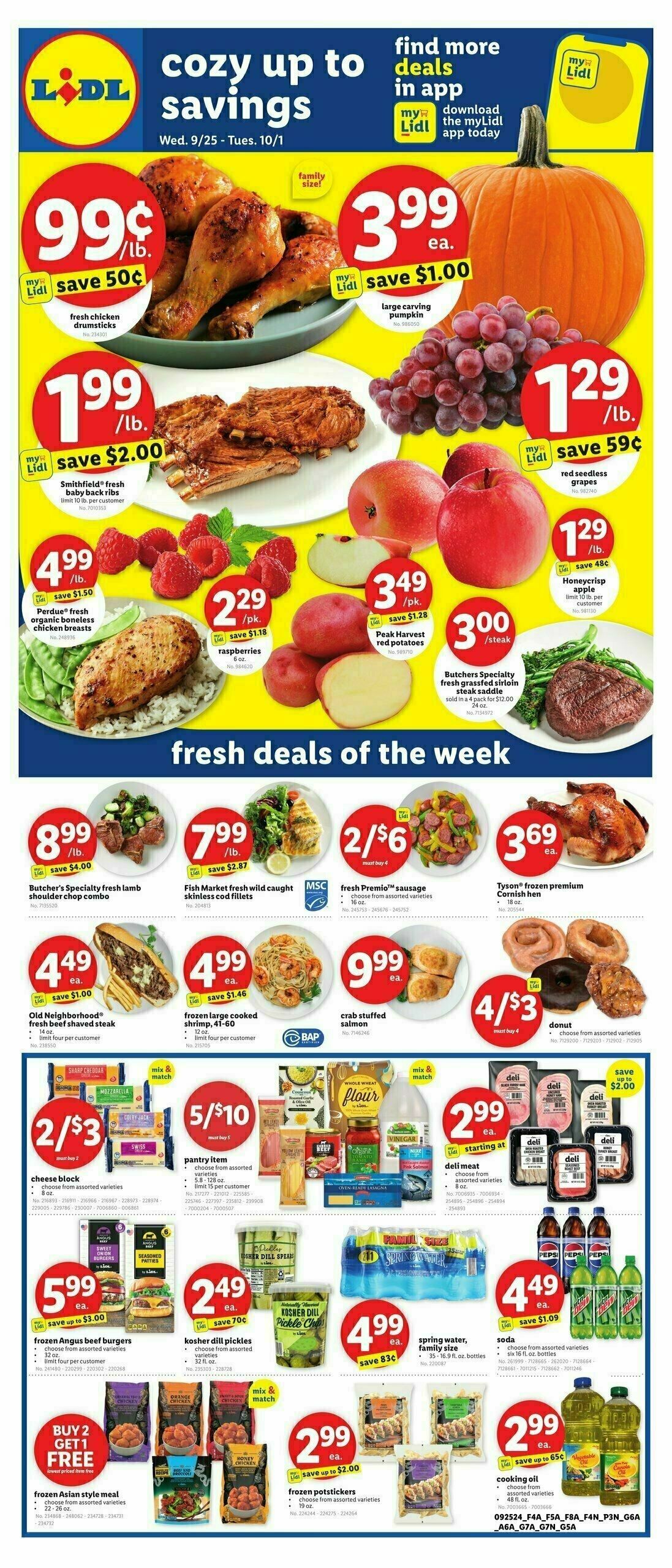 LIDL Weekly Ad from September 25