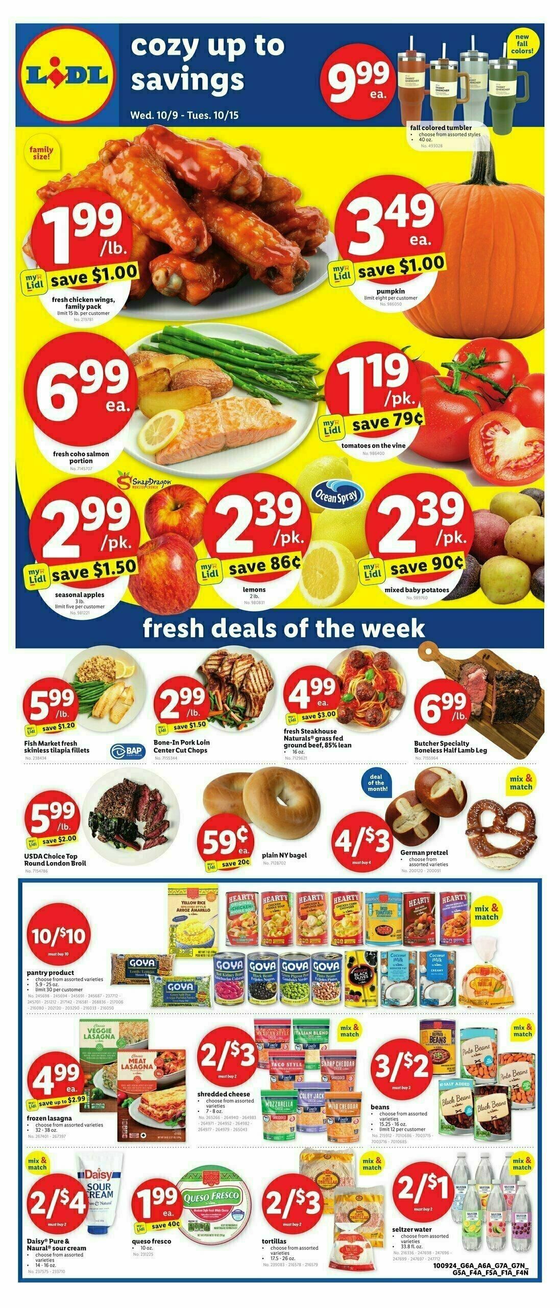 LIDL Weekly Ad from October 9