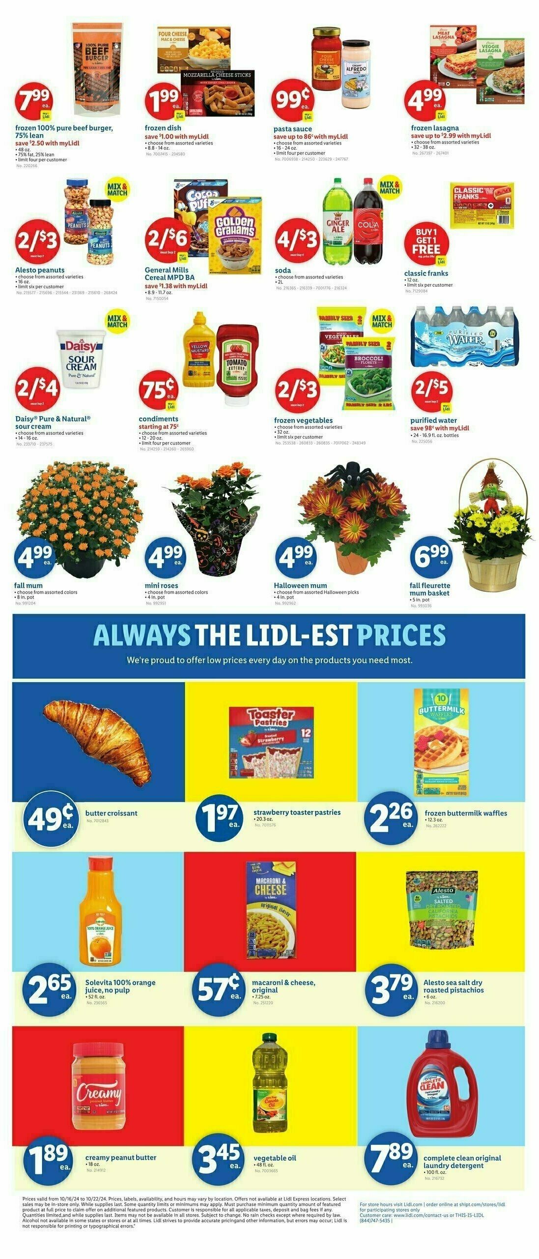 LIDL Weekly Ad from October 16