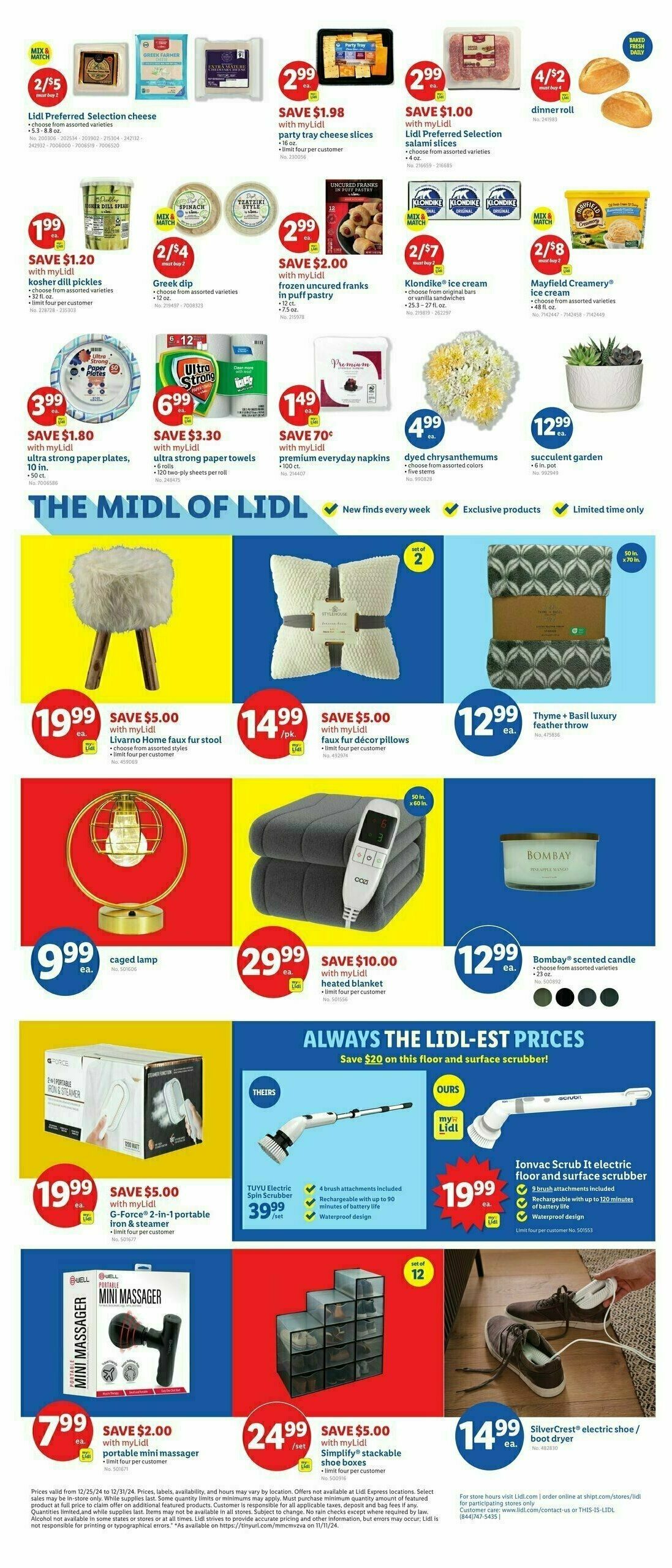 LIDL Weekly Ad from December 25