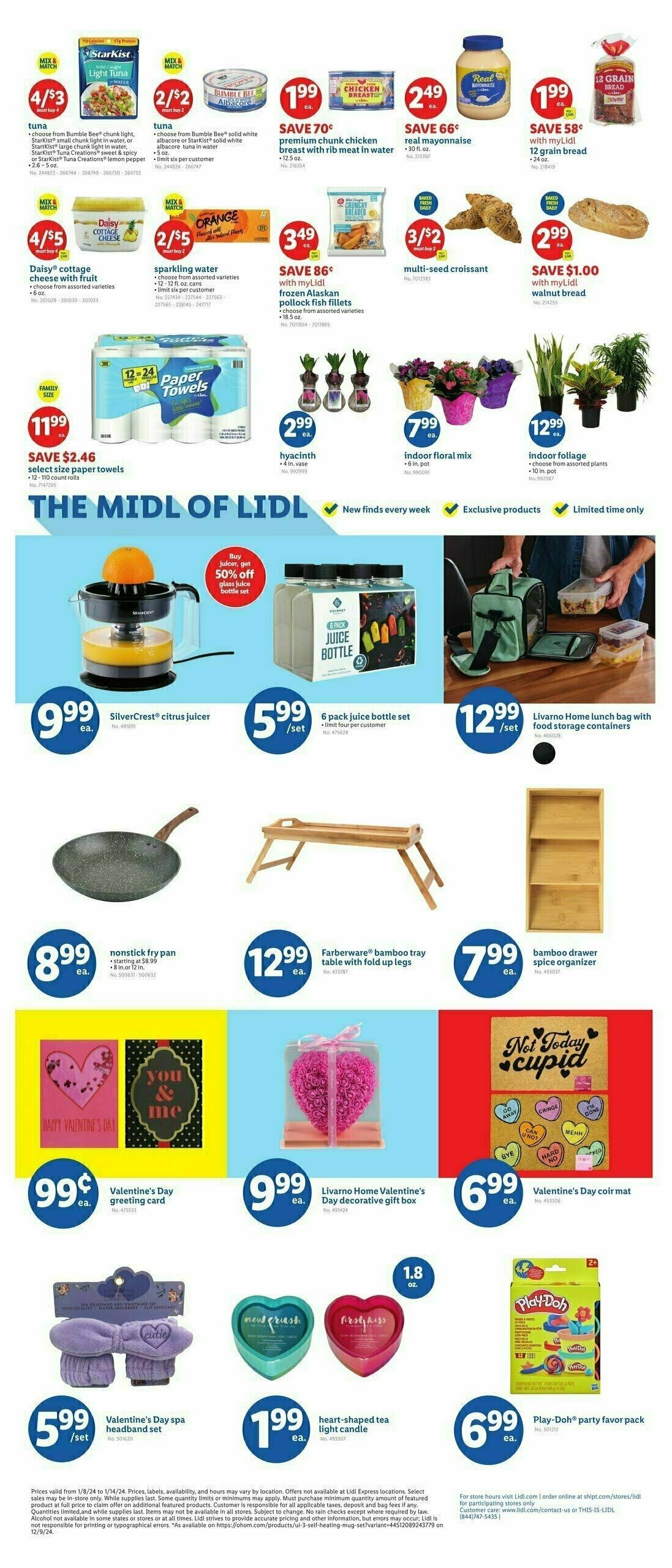 LIDL Weekly Ad from January 8