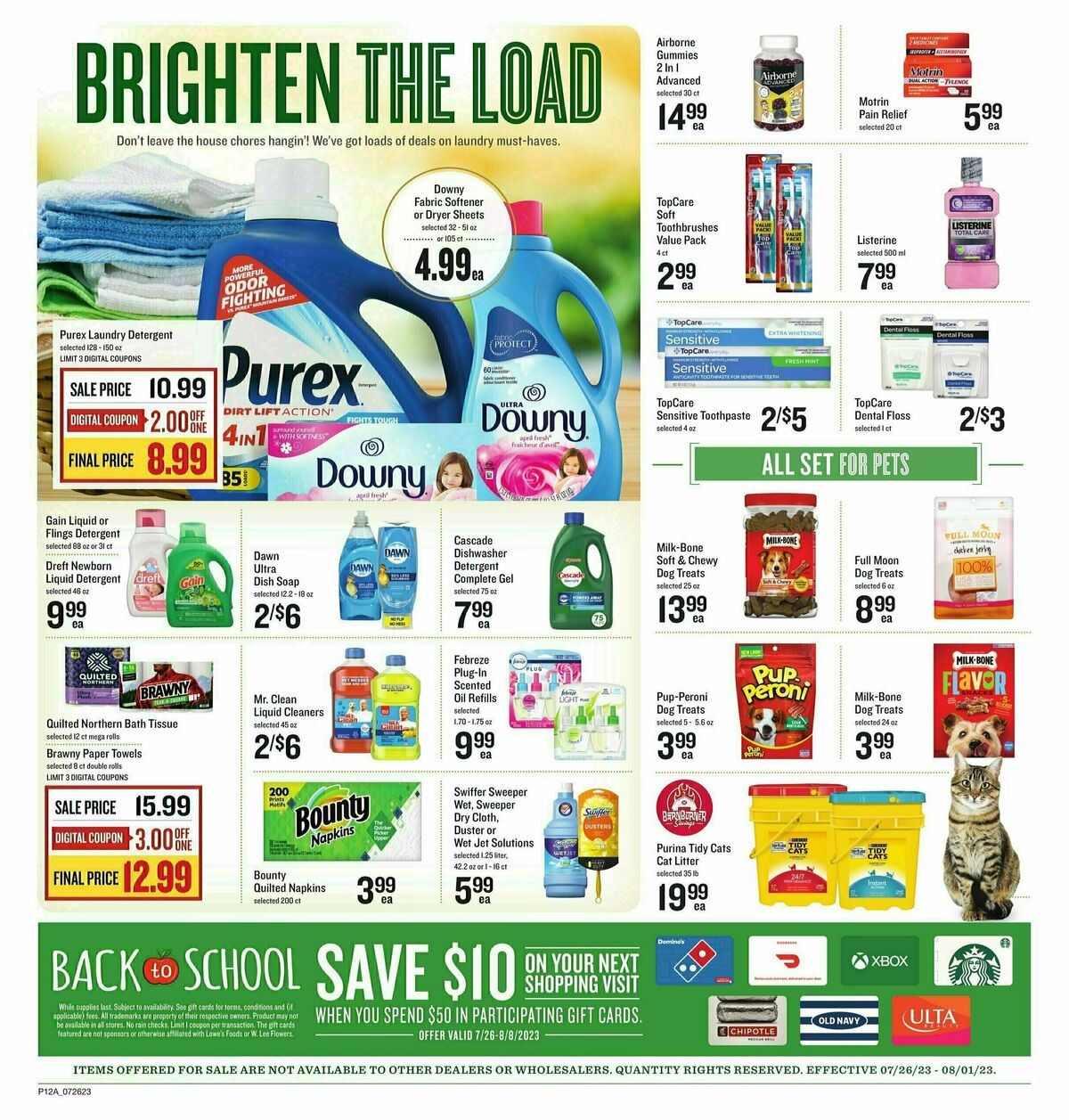 Lowes Foods Weekly Ad from July 26