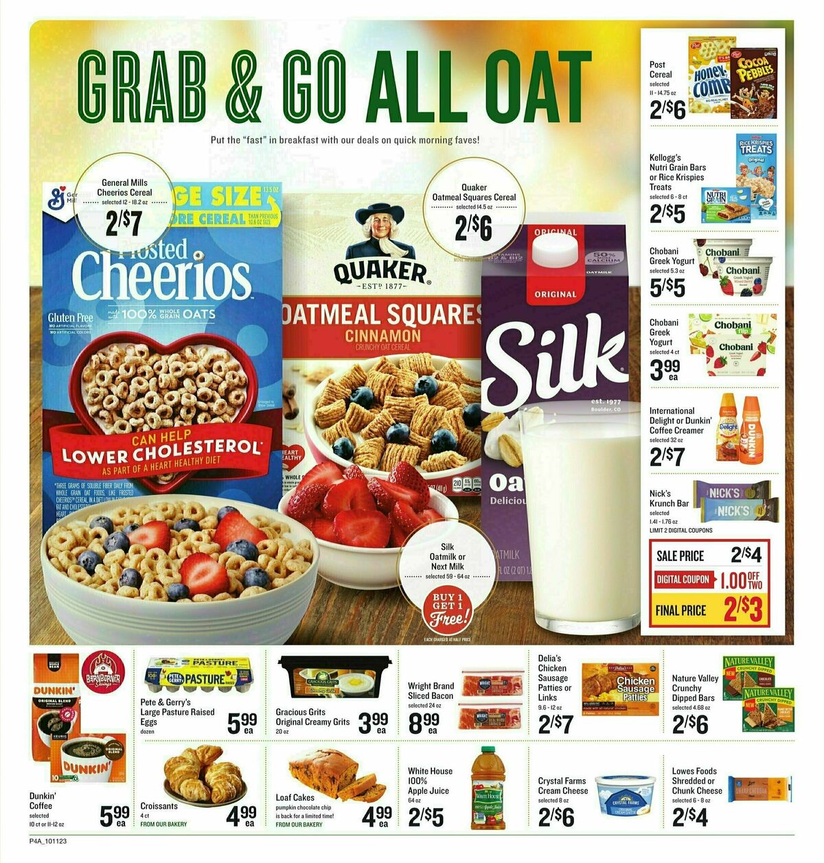 Lowes Foods Weekly Ad from October 11