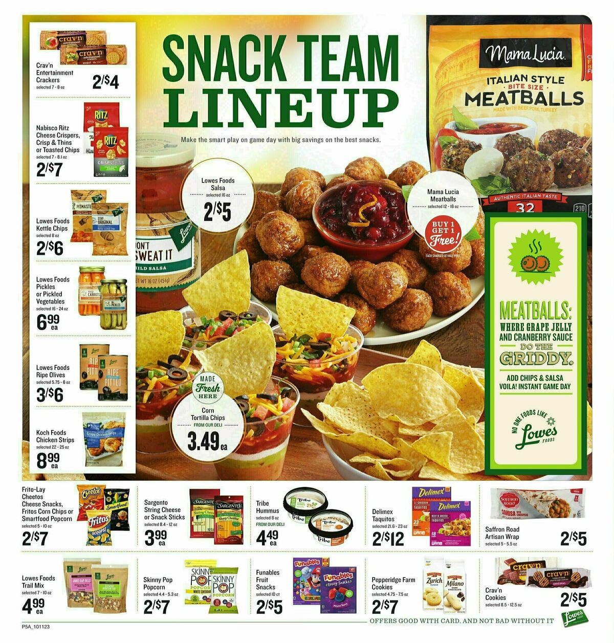 Lowes Foods Weekly Ad from October 11