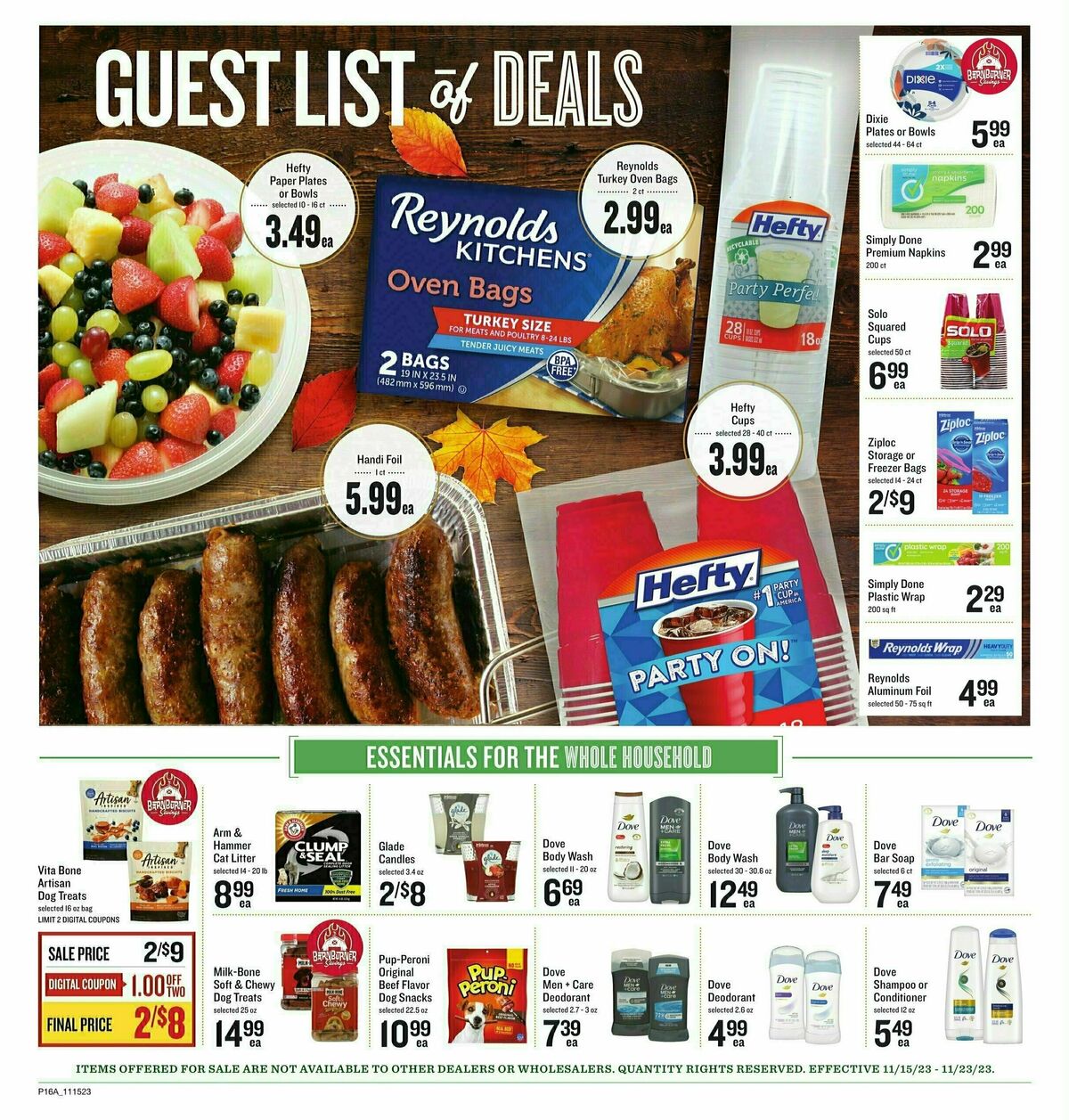 Lowes Foods Weekly Ad from November 15