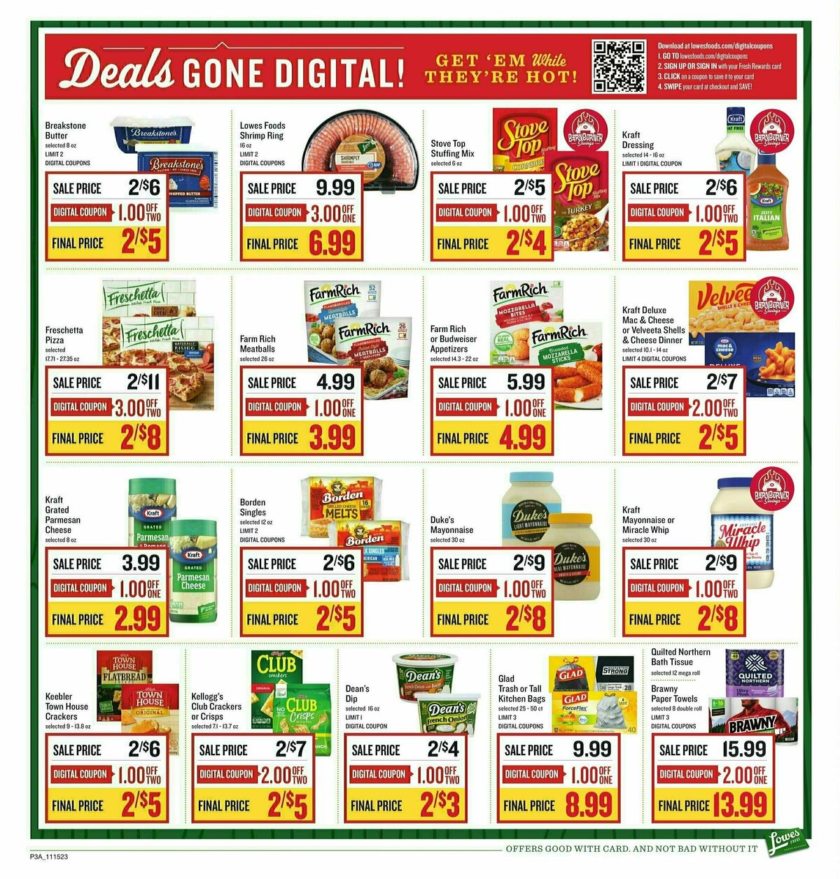 Lowes Foods Weekly Ad from November 15