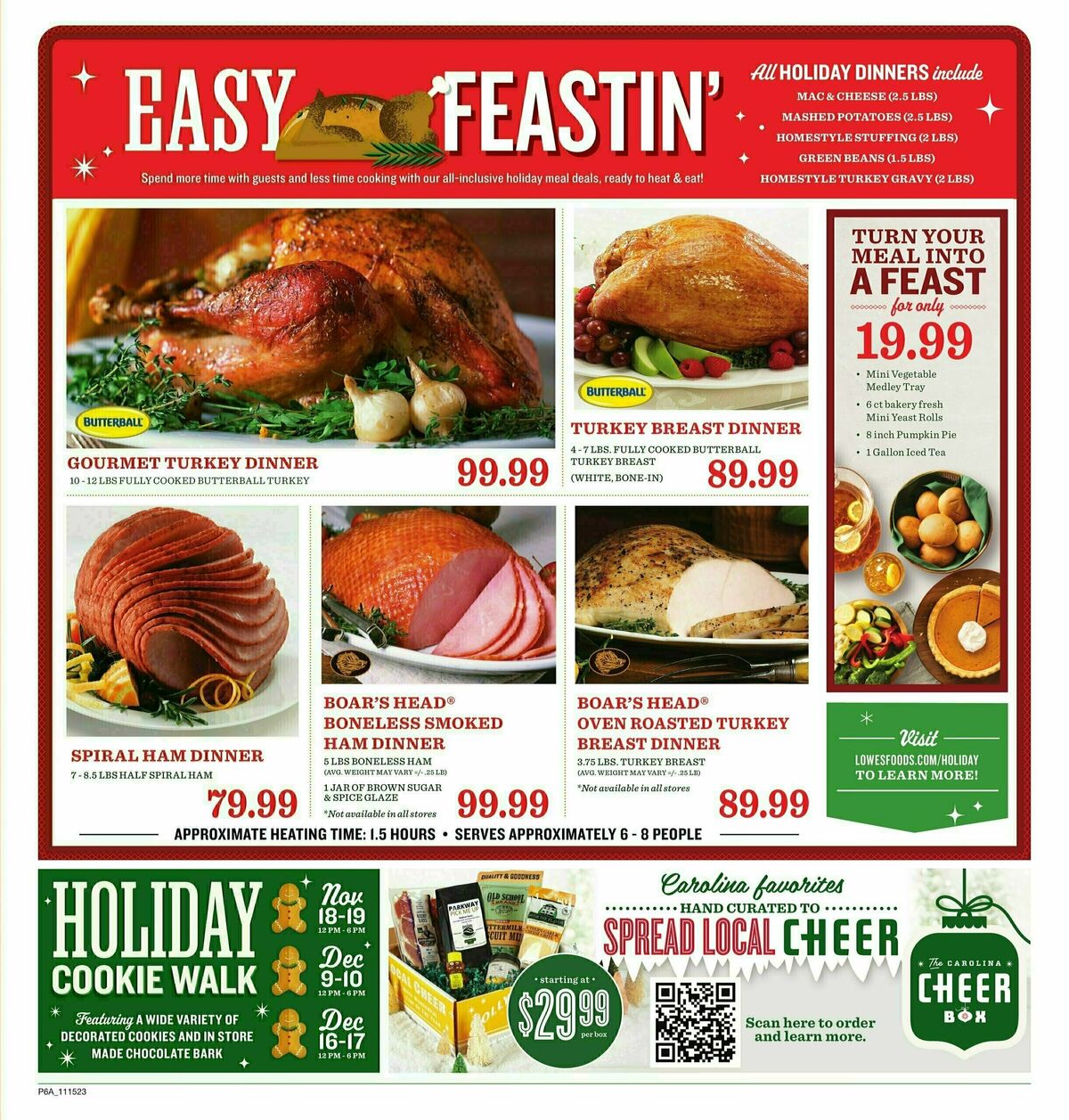 Lowes Foods Weekly Ad from November 15