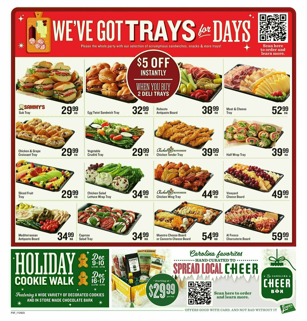 Lowes Foods Holiday Fuel Weekly Ad from November 29