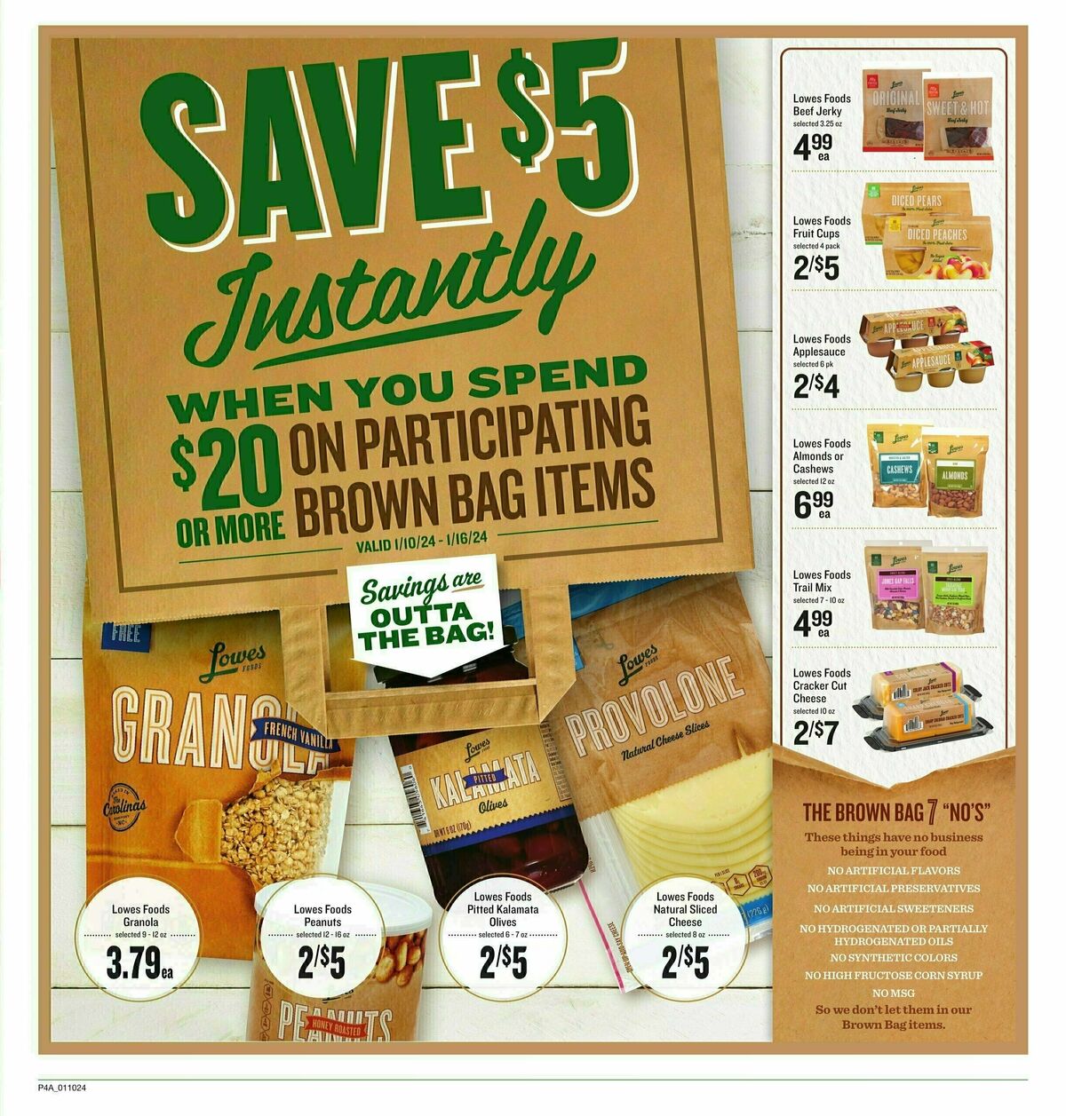 Lowes Foods Weekly Ad from January 10