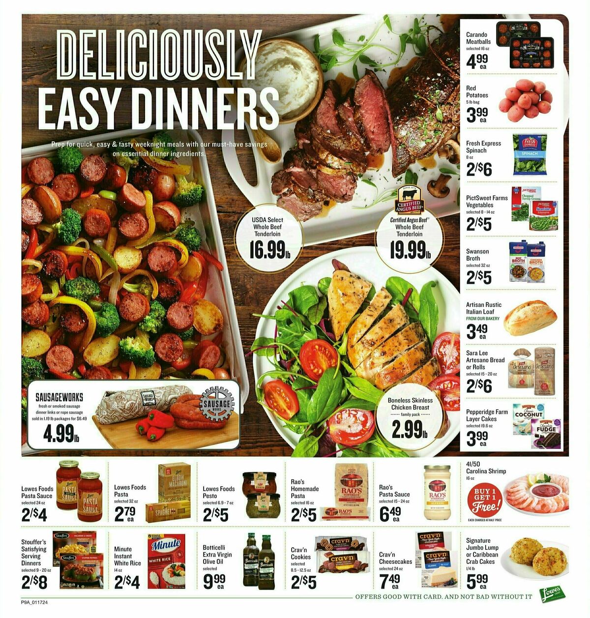 Lowes Foods Weekly Ad from January 17