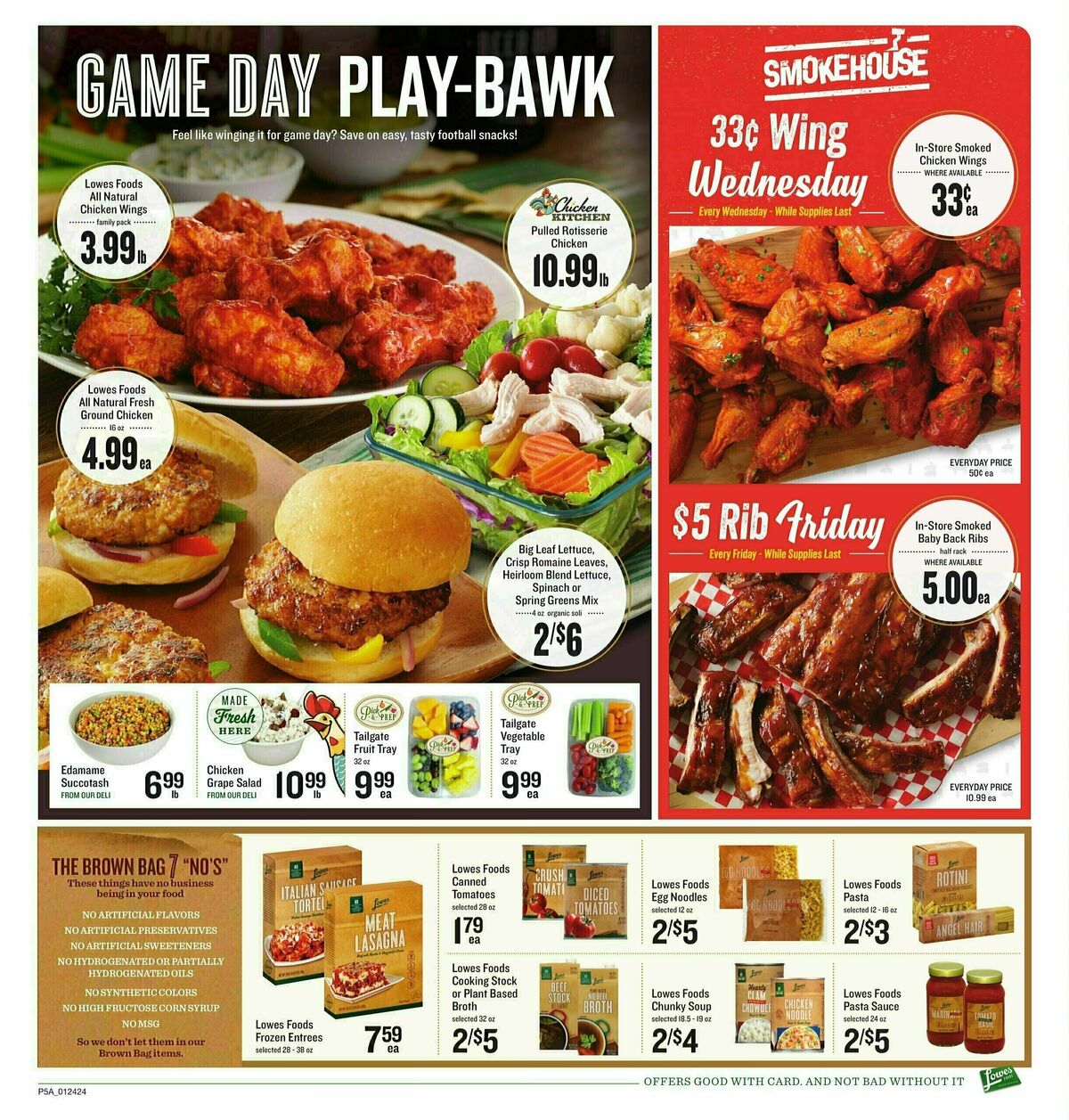 Lowes Foods Weekly Ad from January 24