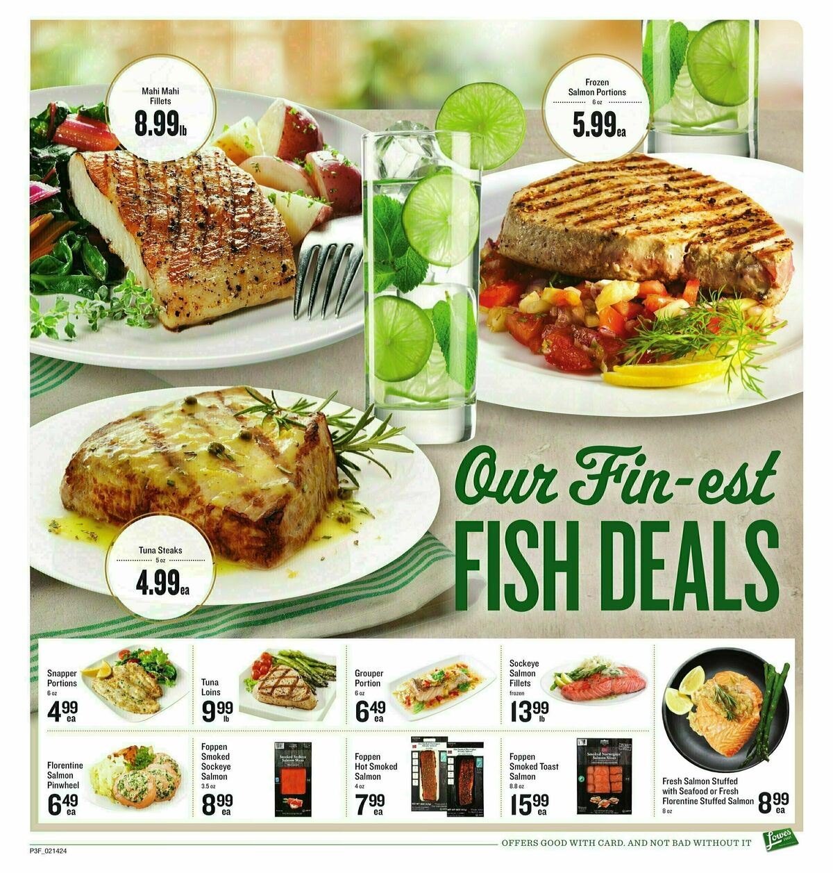 Lowes Foods Lent Weekly Ad from February 14