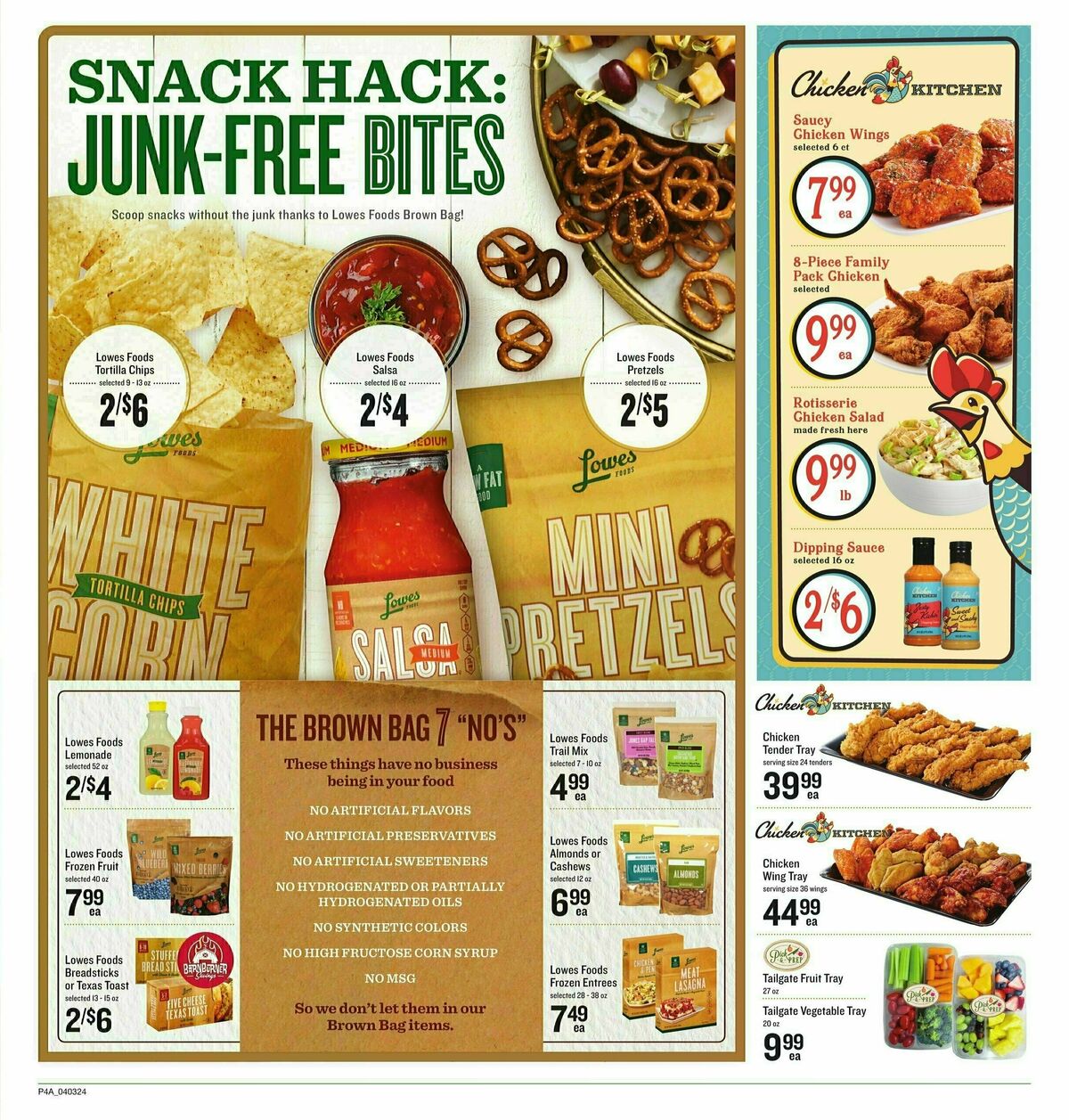 Lowes Foods Weekly Ad from April 3