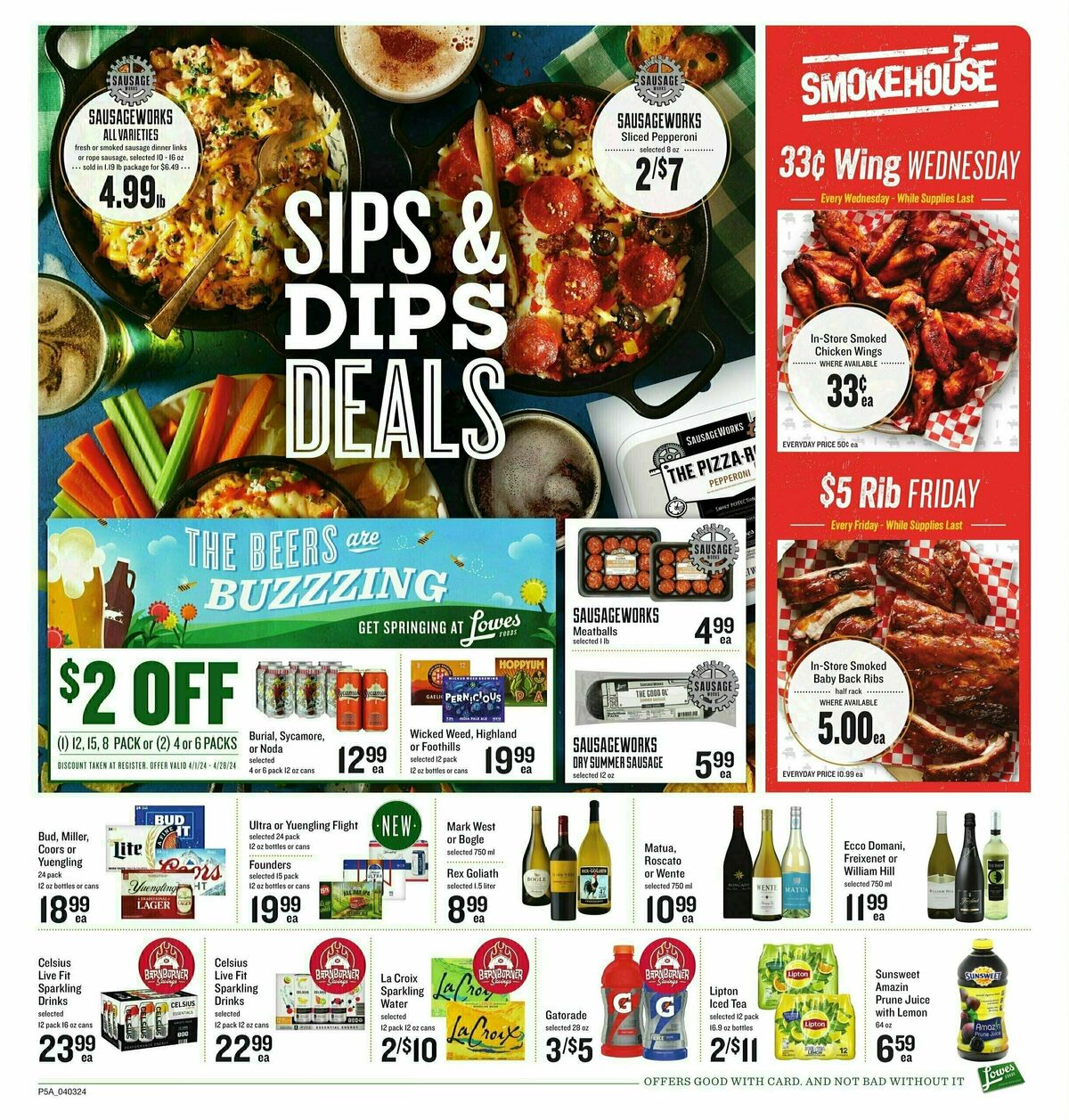 Lowes Foods Weekly Ad from April 3