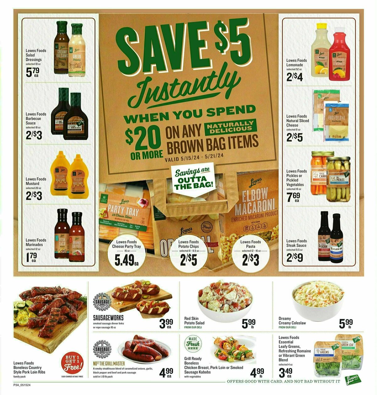 Lowes Foods Weekly Ad from May 15