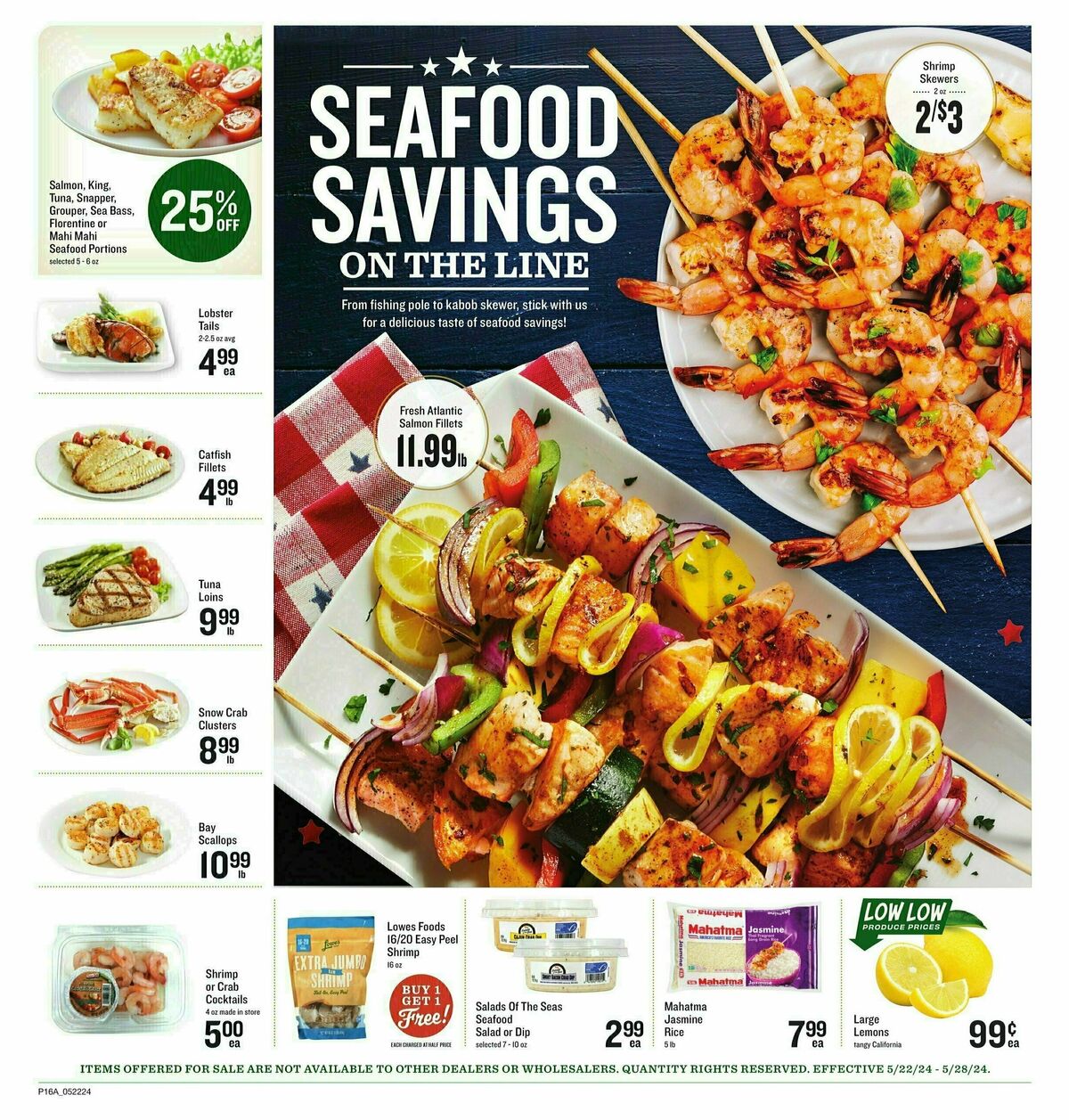 Lowes Foods Weekly Ad from May 22