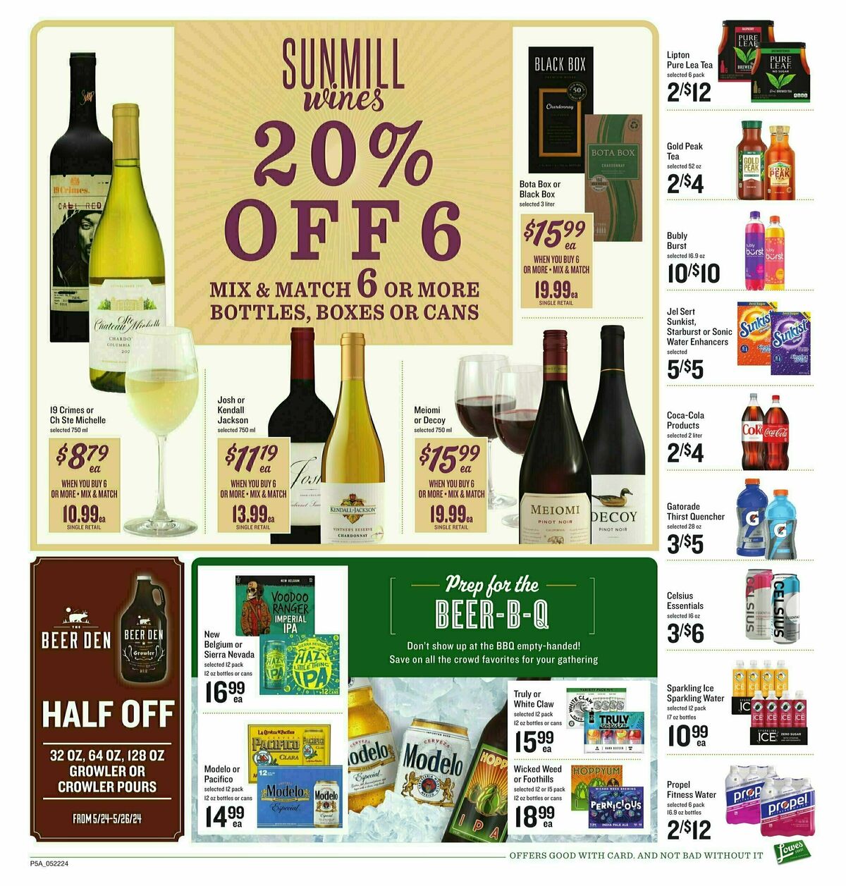 Lowes Foods Weekly Ad from May 22