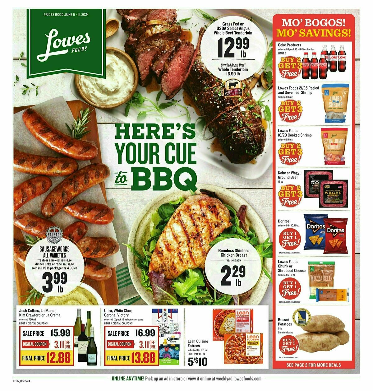 Lowes Foods Weekly Ad from June 5