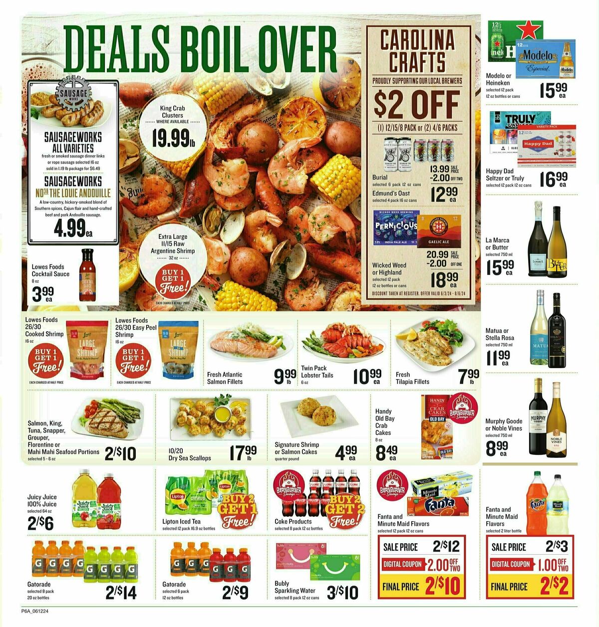 Lowes Foods Weekly Ad from June 12