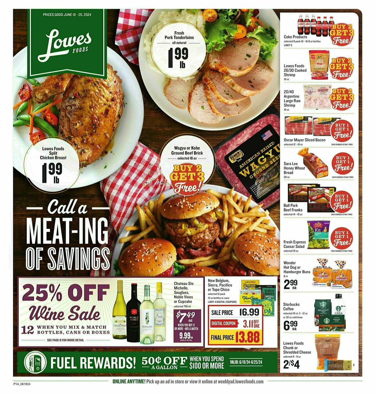 Lowes Foods Weekly Ad from June 19